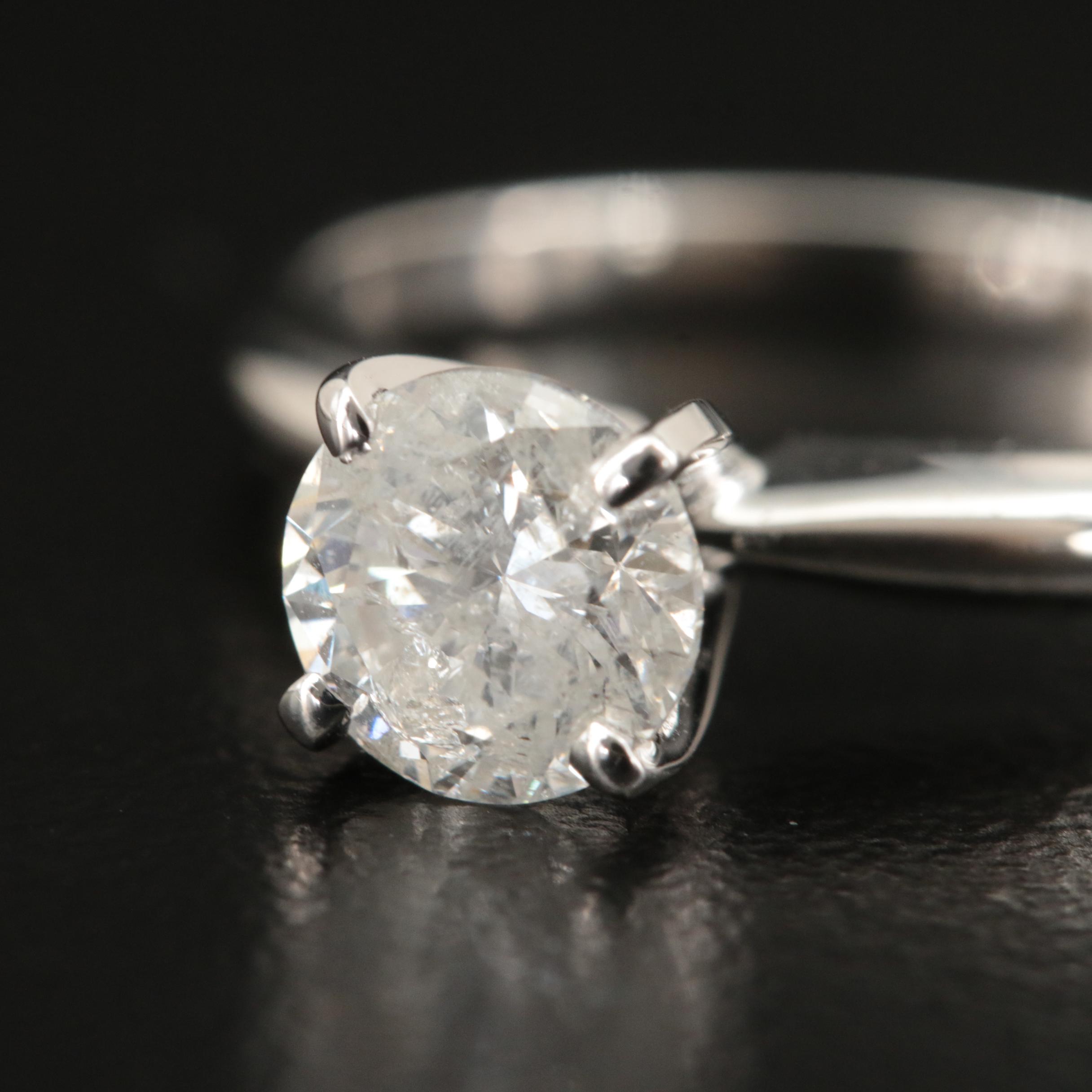 10K 0.93 CT Diamond Ring