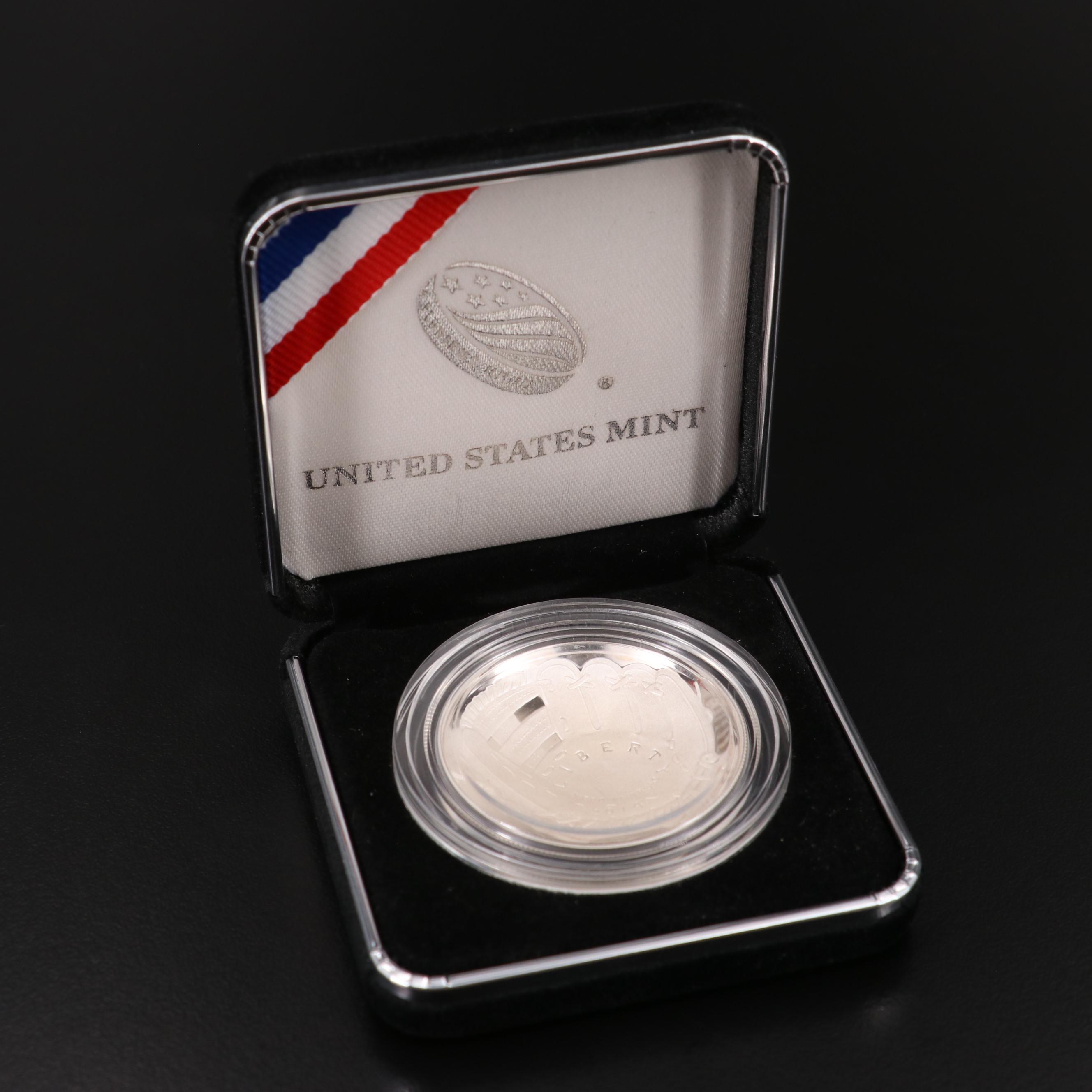 2014-P National Baseball Hall of Fame Commemorative Proof Silver Dollar