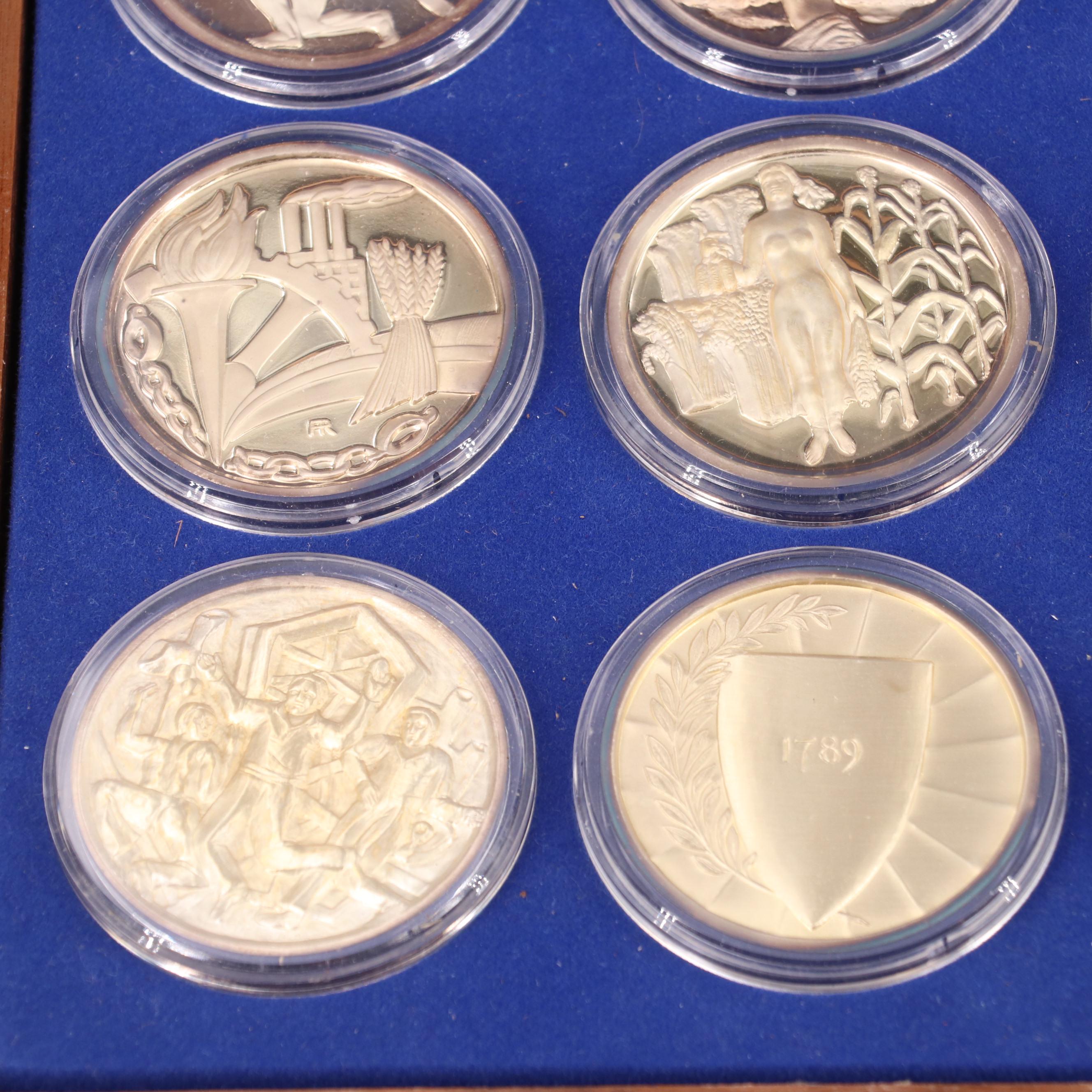 "Spirit of America" Hamilton Mint Silver Medal Set