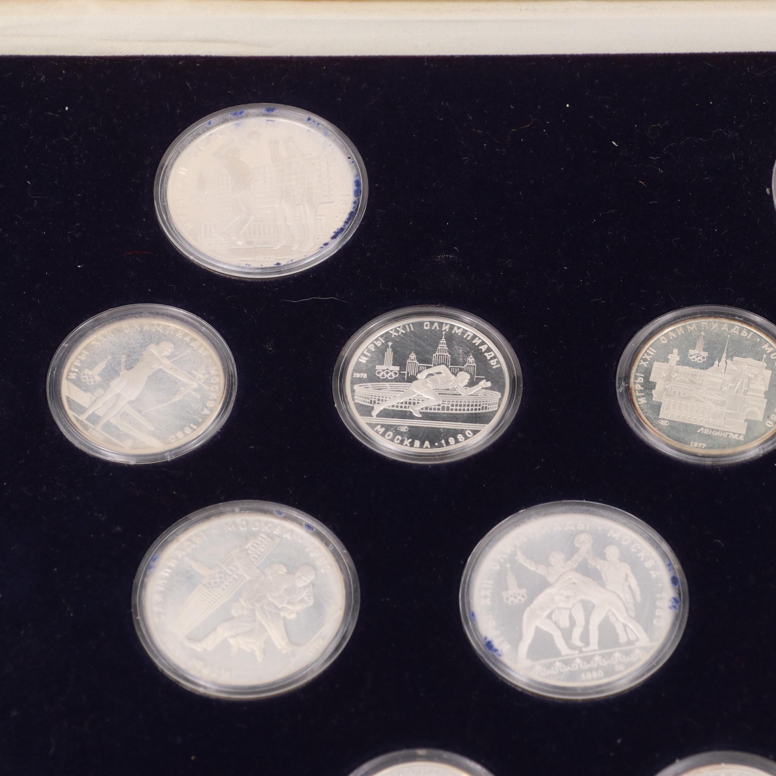 1980 Moscow Olympics Eleven-Coin Silver Commemorative Set