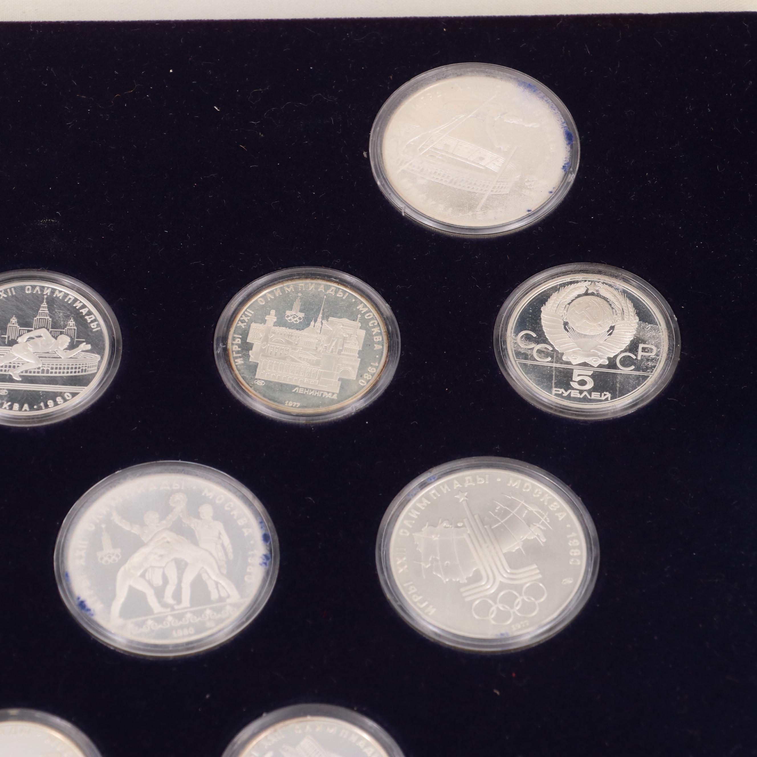 1980 Moscow Olympics Eleven-Coin Silver Commemorative Set