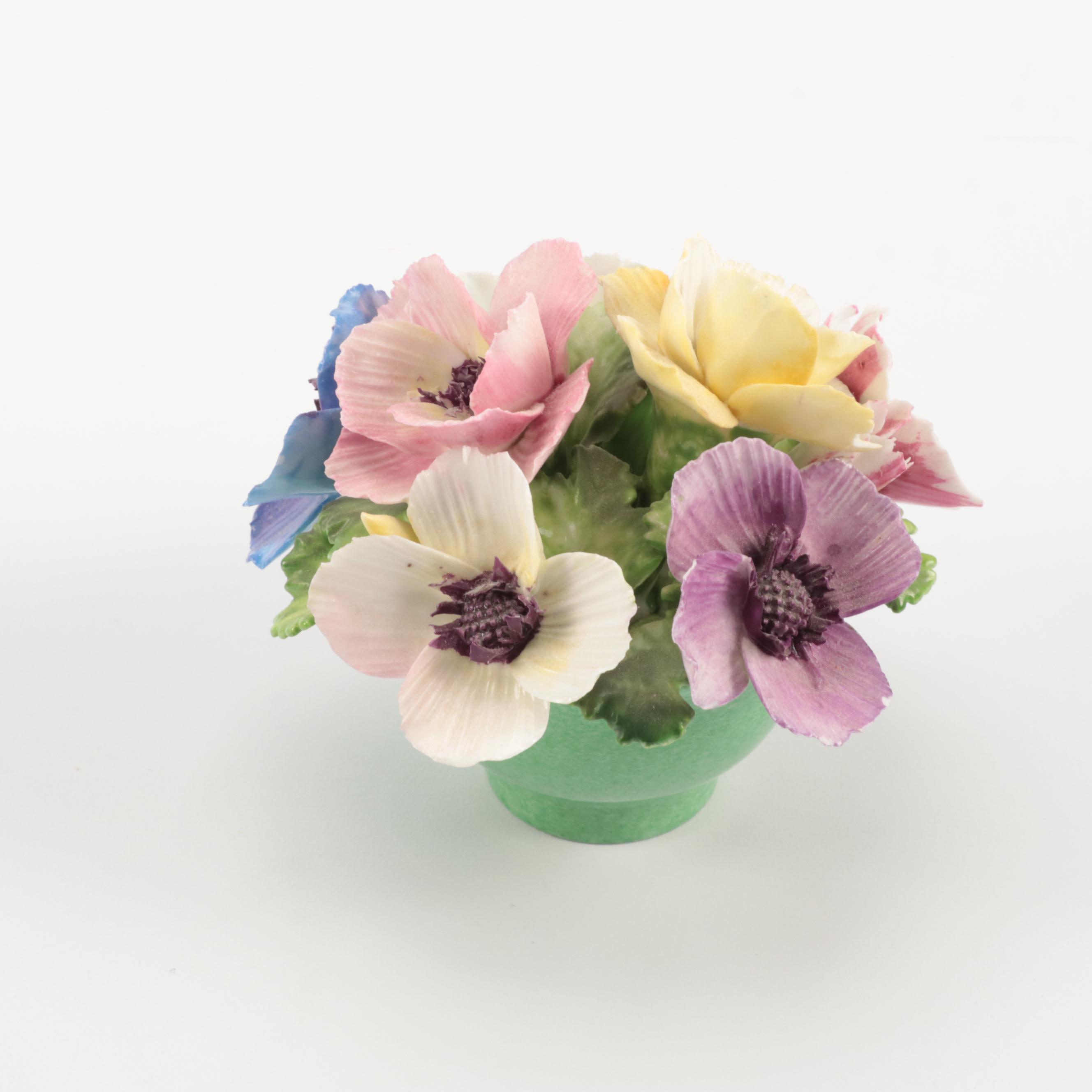 Italian and English Ceramic Flower Arrangements