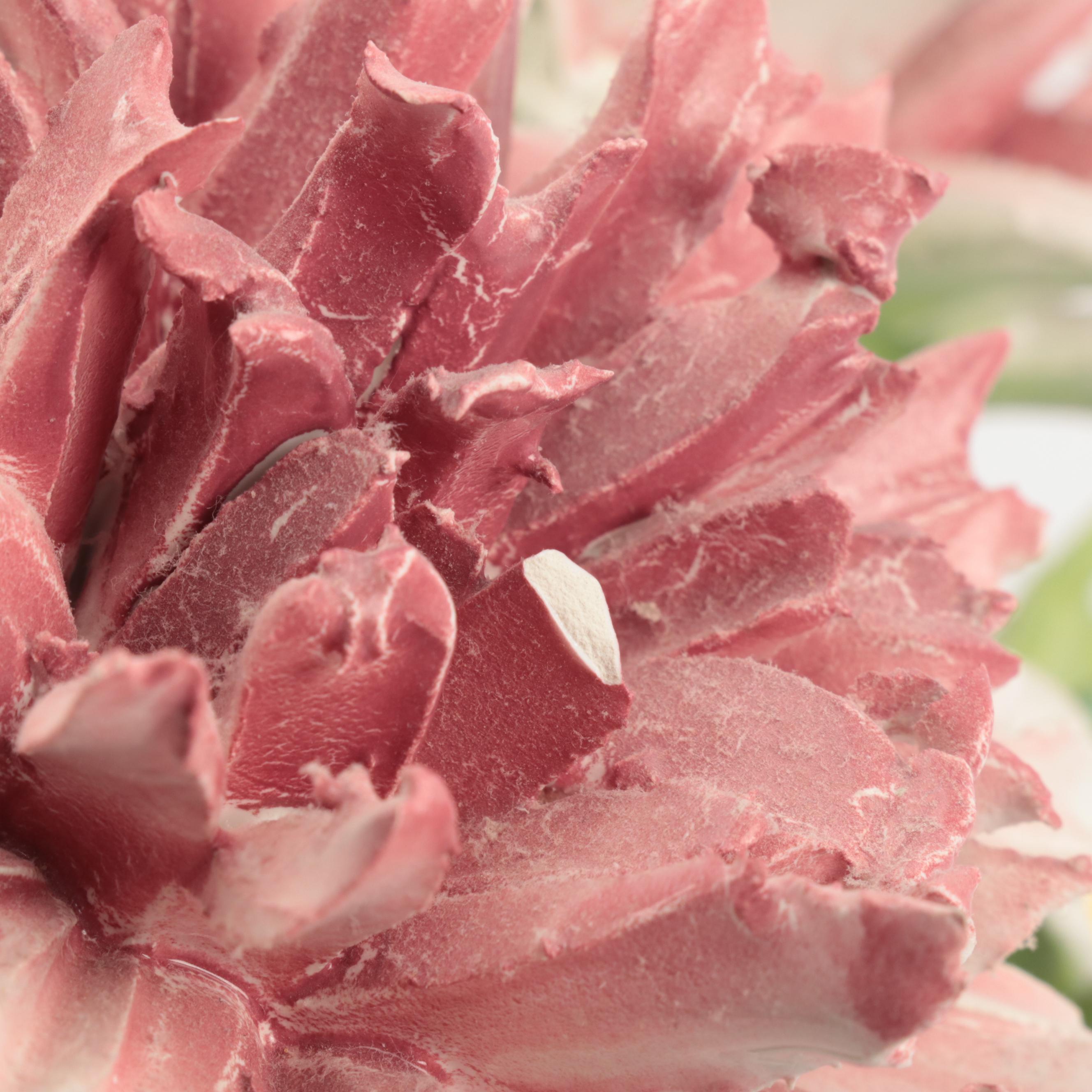 Italian and English Ceramic Flower Arrangements