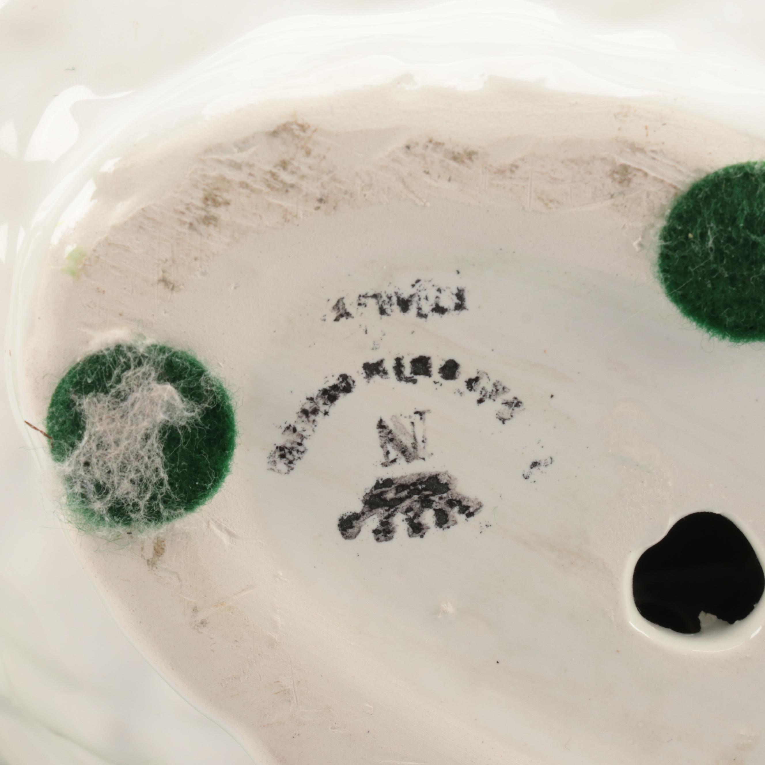 Italian and English Ceramic Flower Arrangements