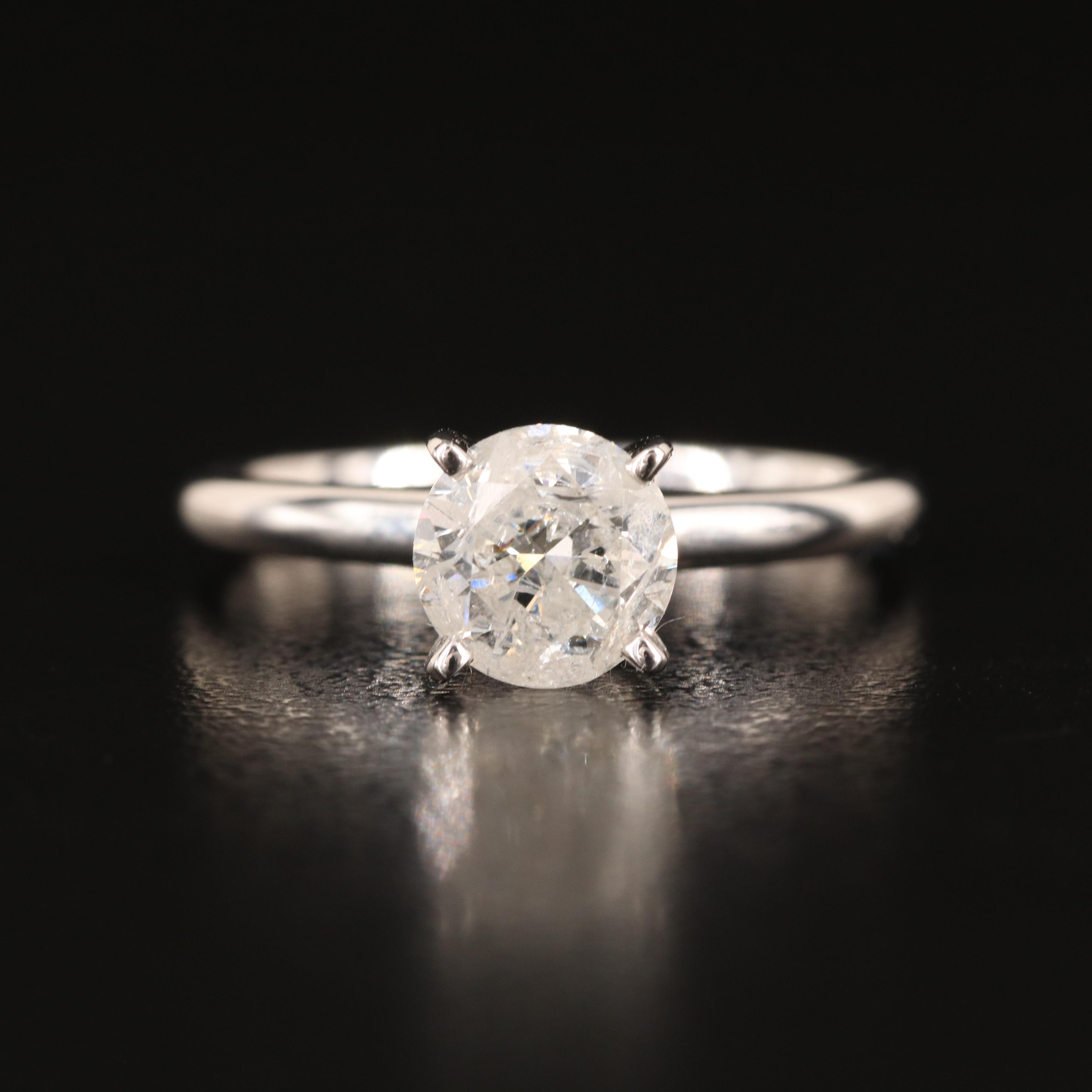 14K 1.20 CT Diamond Solitaire Ring