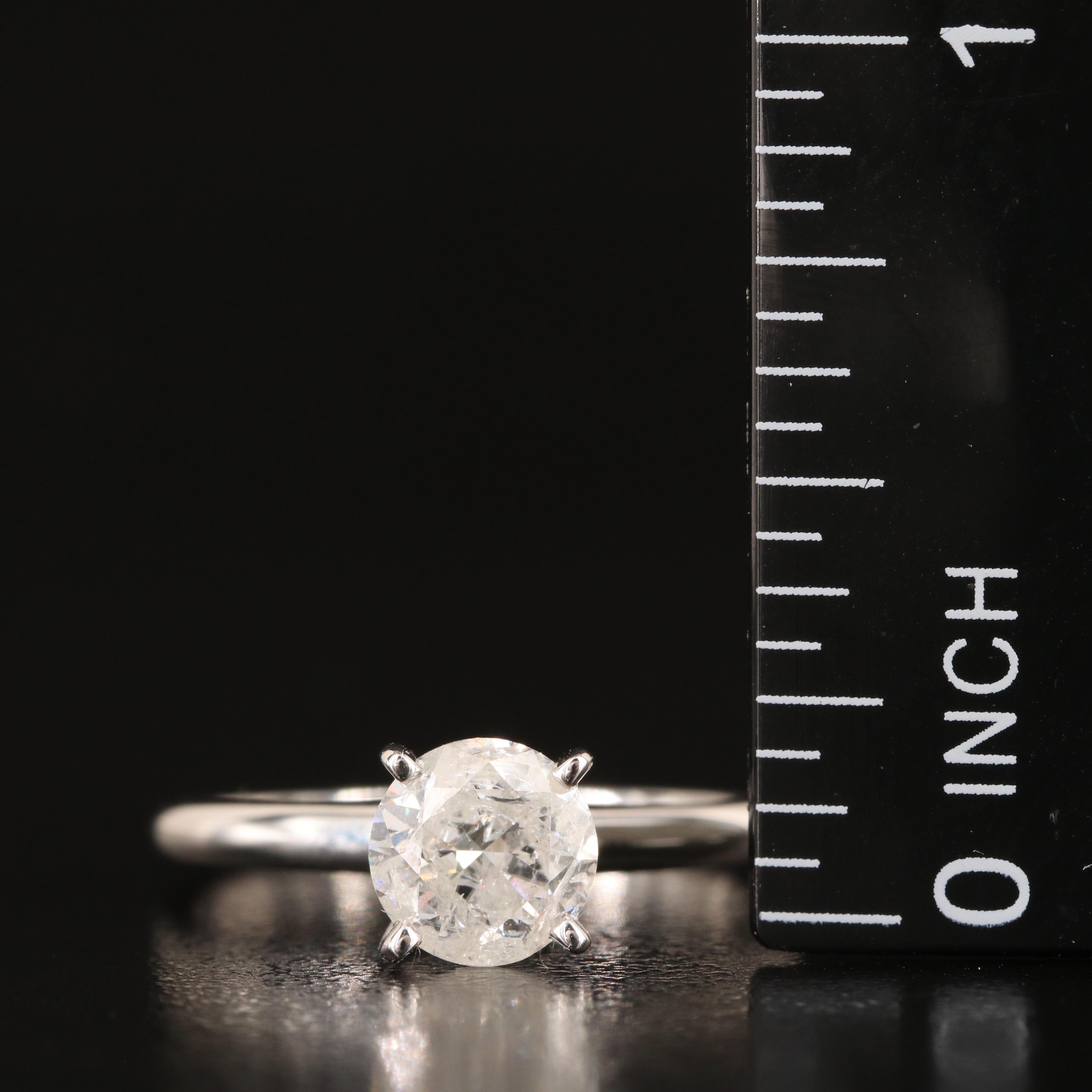 14K 1.20 CT Diamond Solitaire Ring