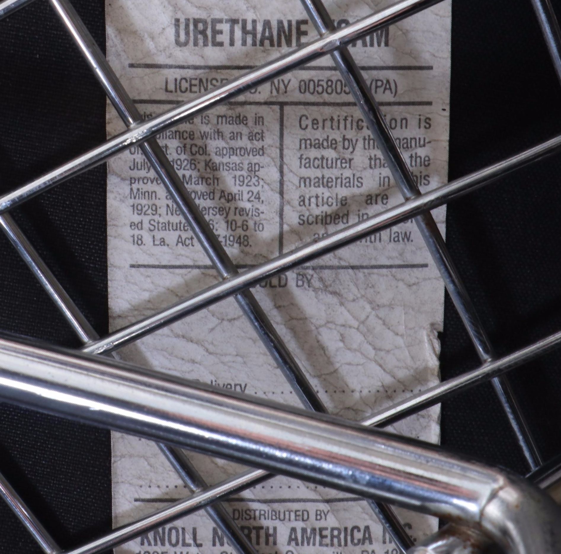 Harry Bertoia for Knoll Little Diamond Chromed Metal Chair