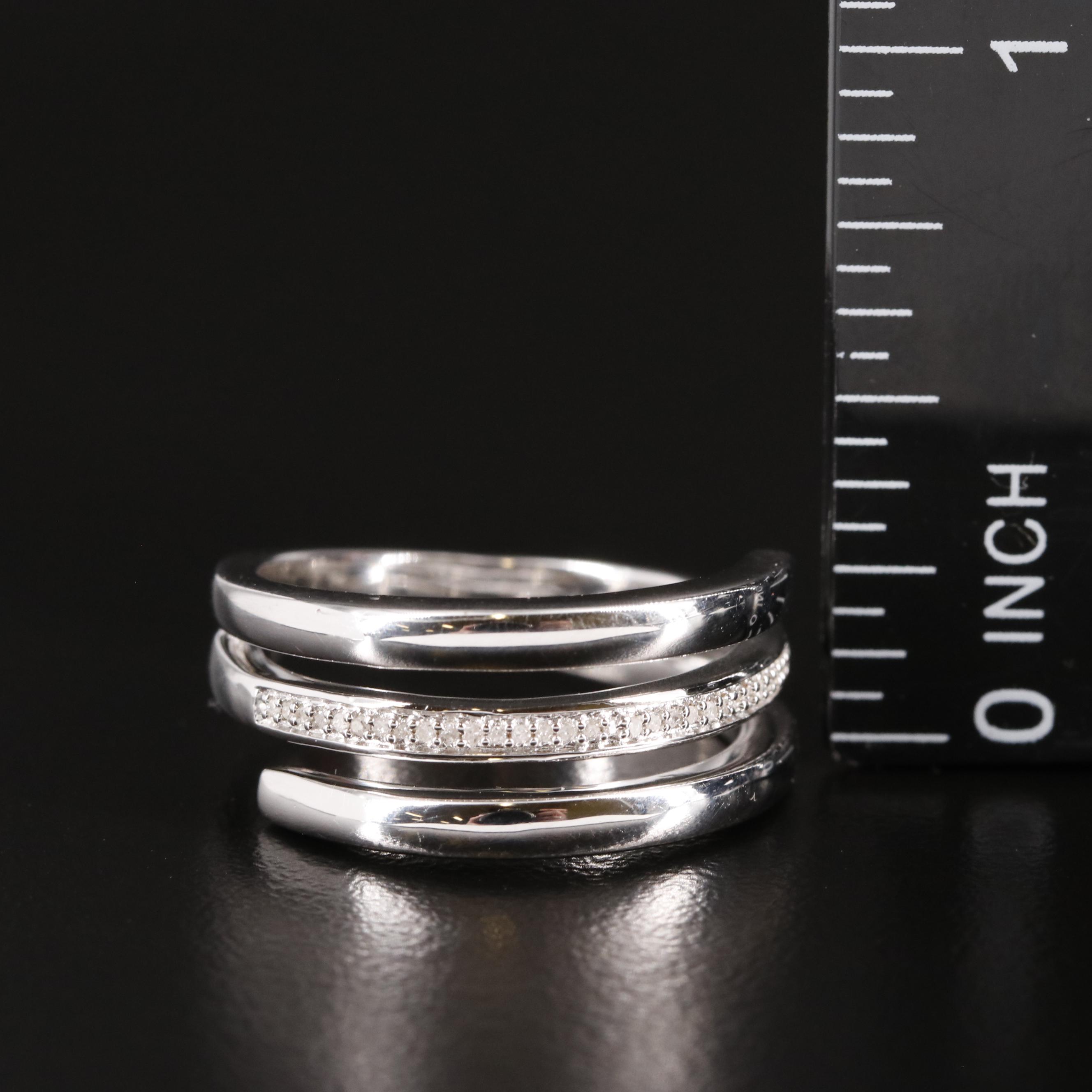 Sterling 0.05 CTW Diamond Ring