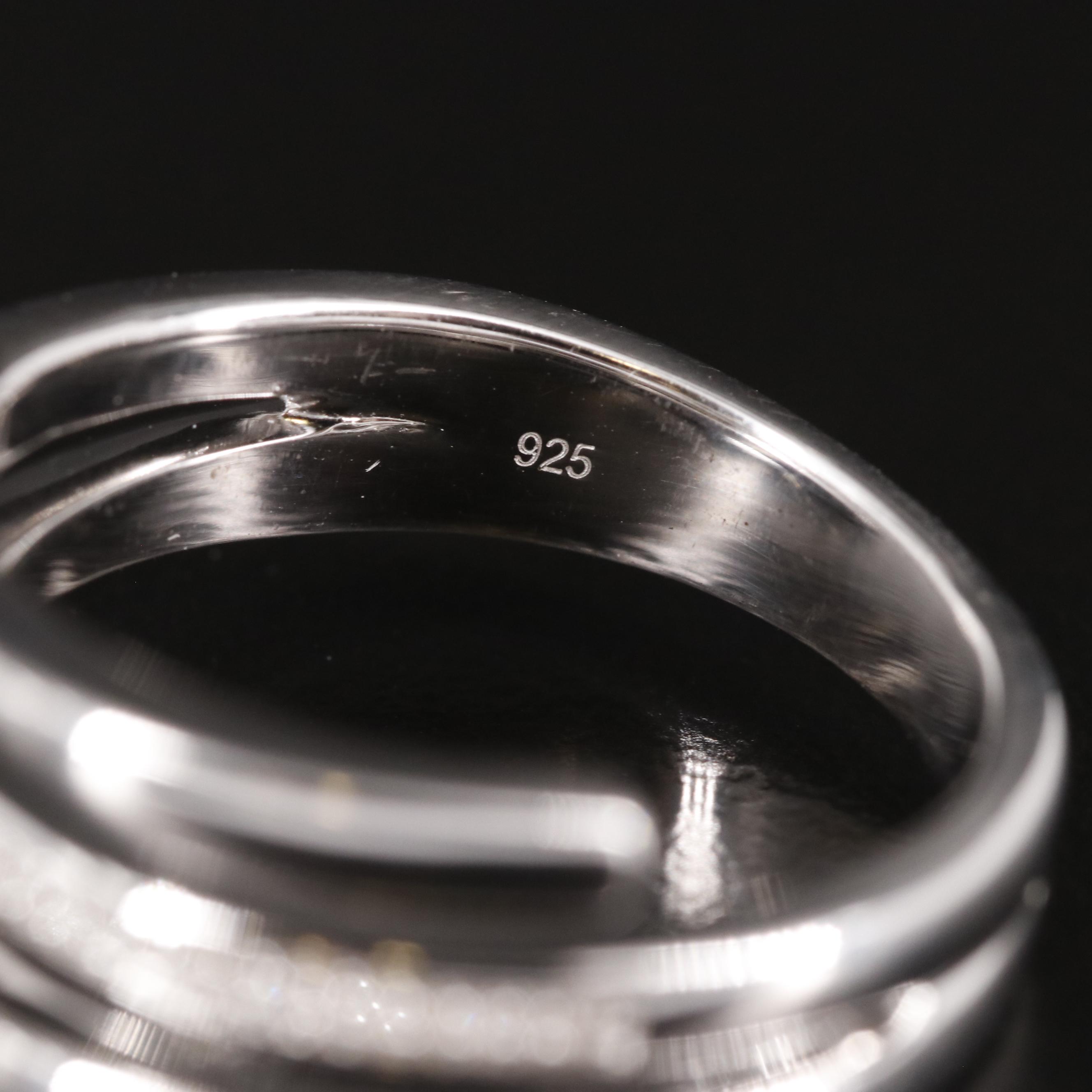 Sterling 0.05 CTW Diamond Ring