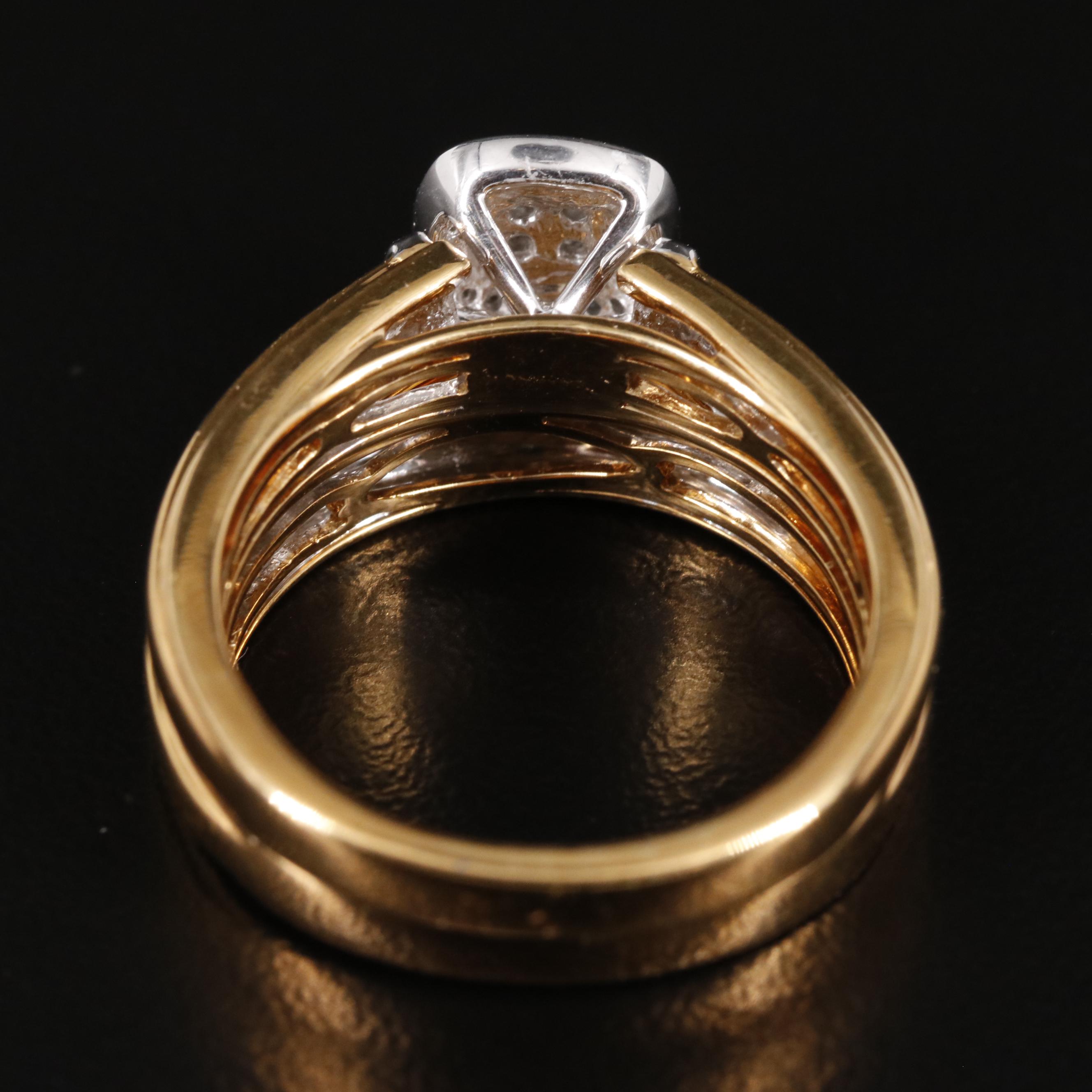 Sterling 0.22 CTW Diamond Rings