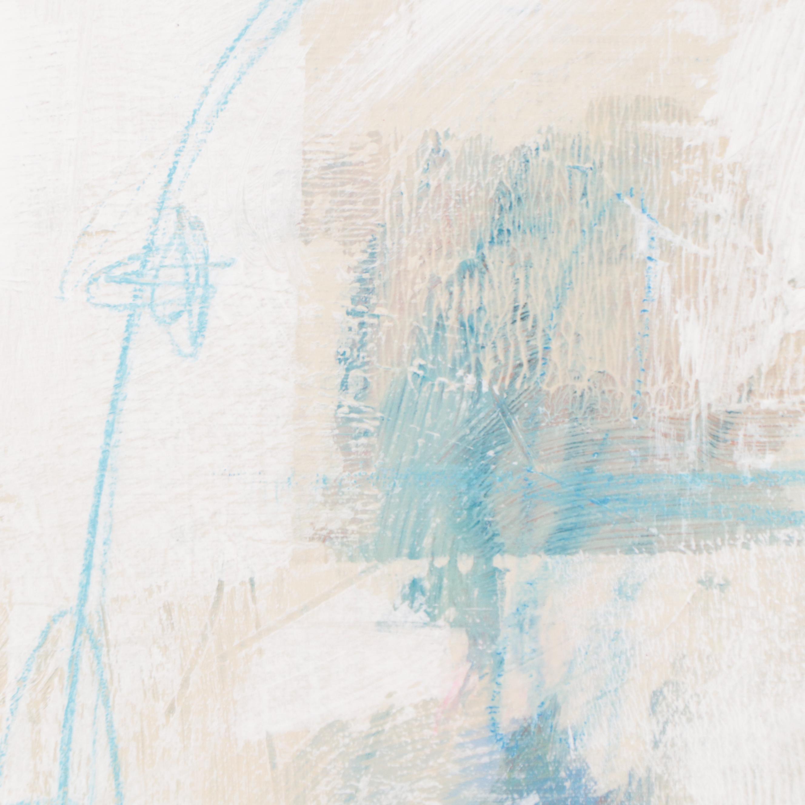 Ursula Brenner Abstract Mixed Media Painting, 21st Century