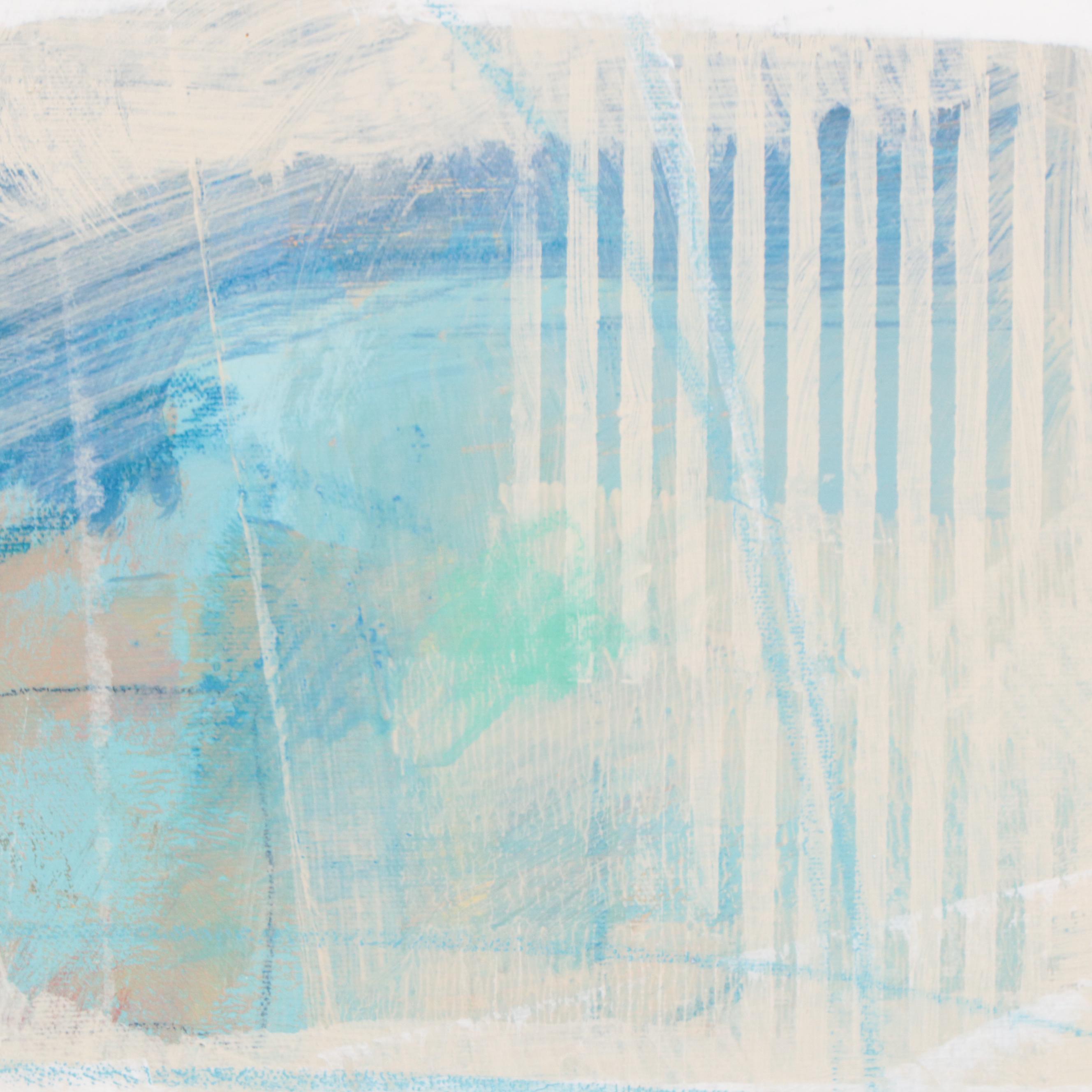 Ursula Brenner Abstract Mixed Media Painting, 21st Century