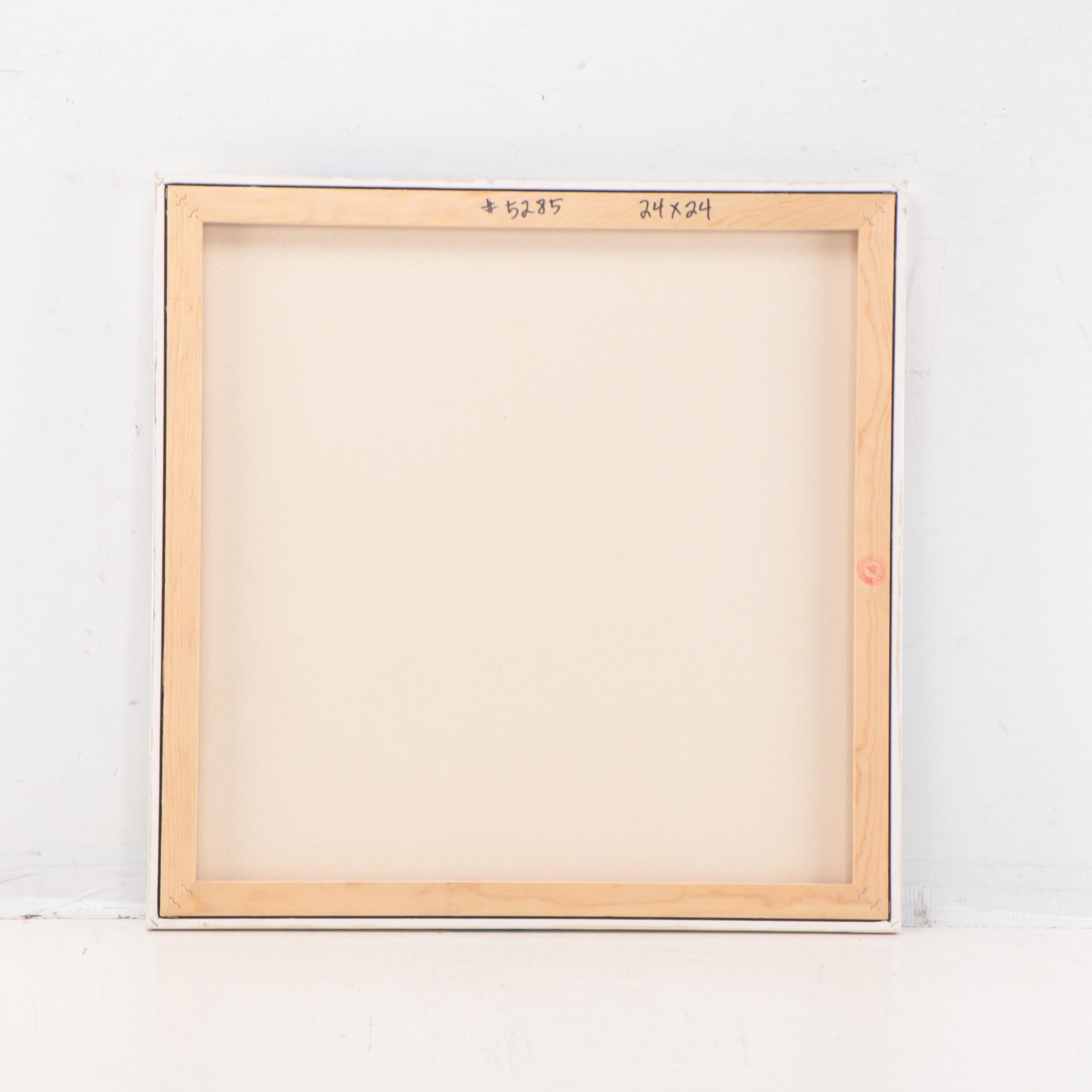 Ursula Brenner Abstract Mixed Media Painting, 21st Century