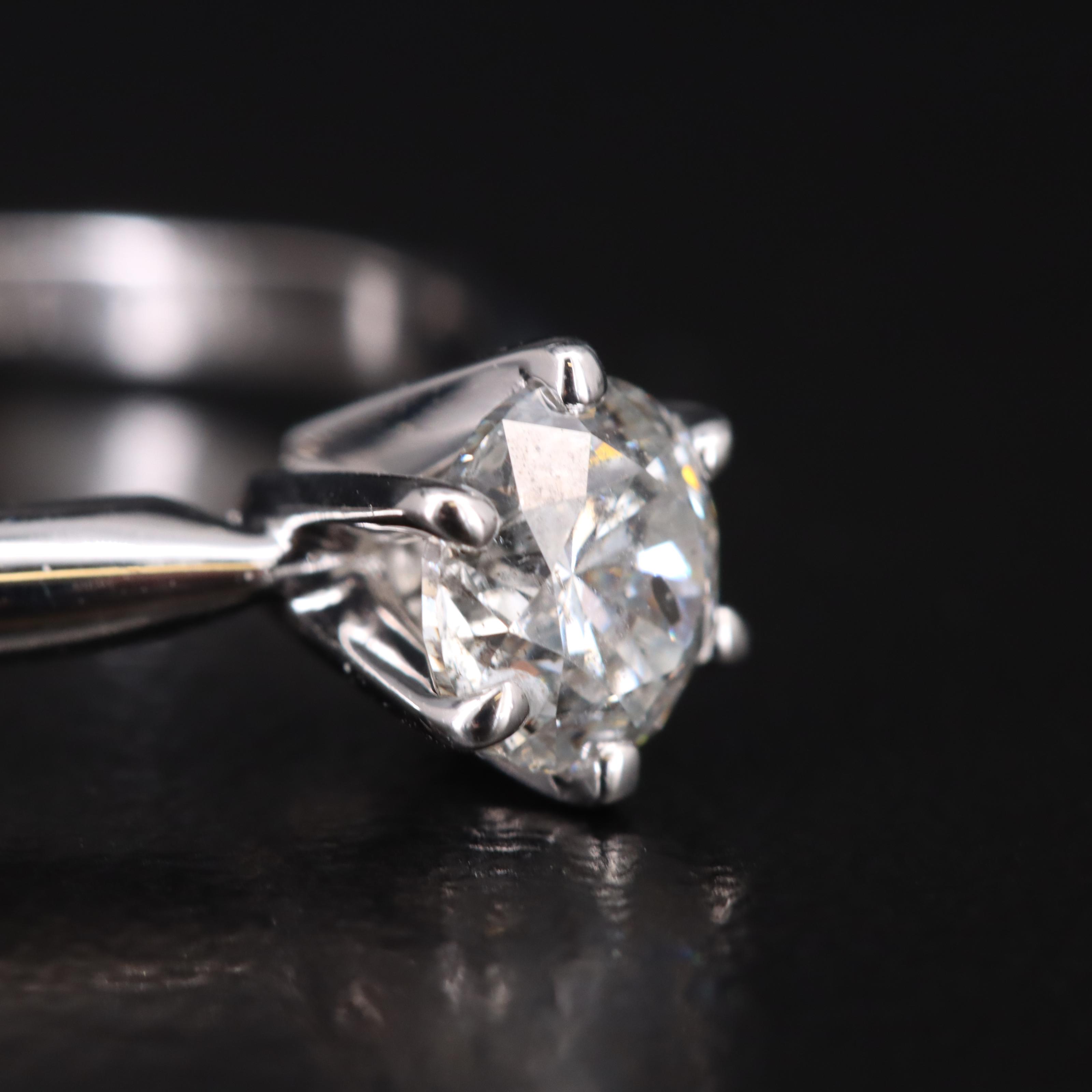 14K 0.70 CT Diamond Solitaire Ring