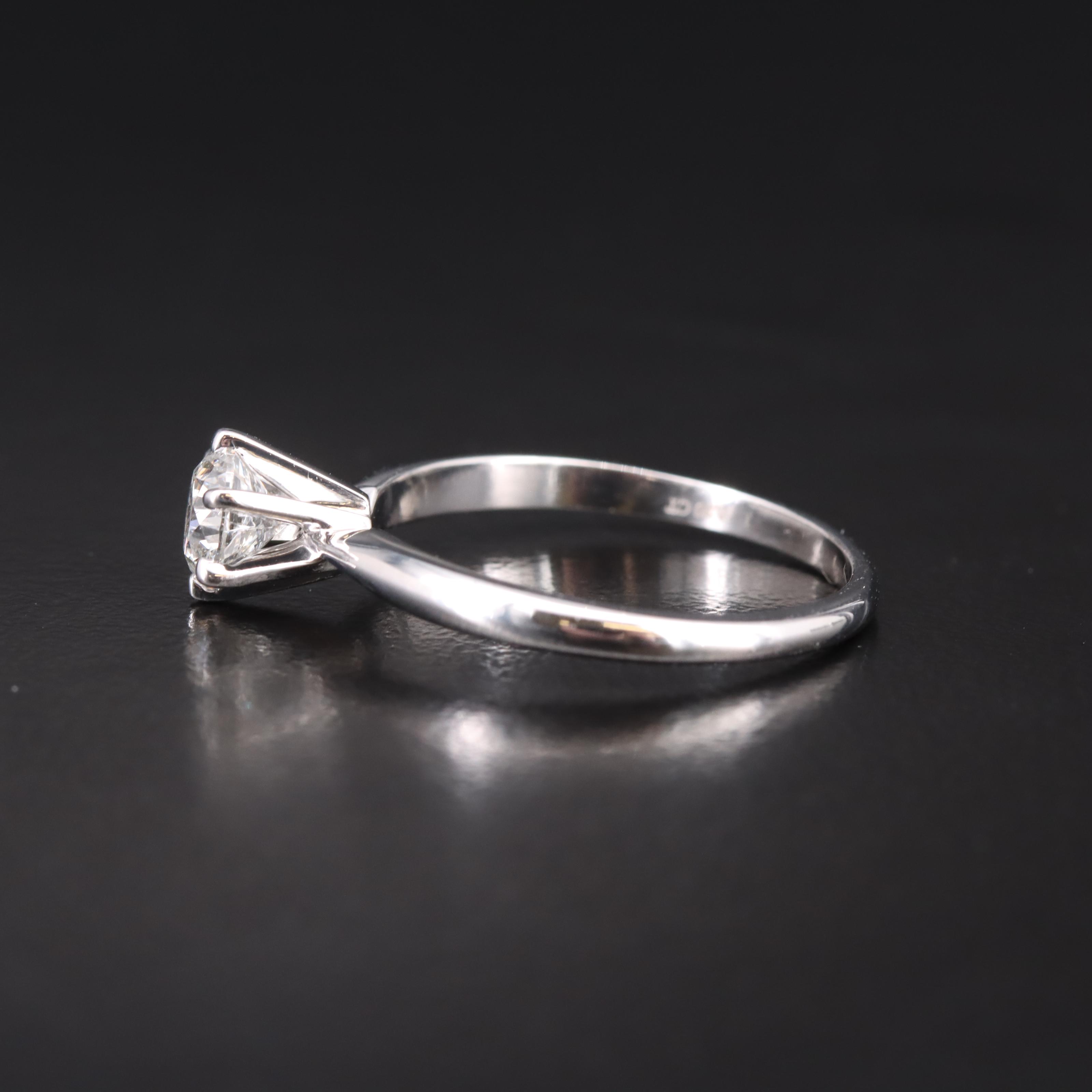 14K 0.70 CT Diamond Solitaire Ring