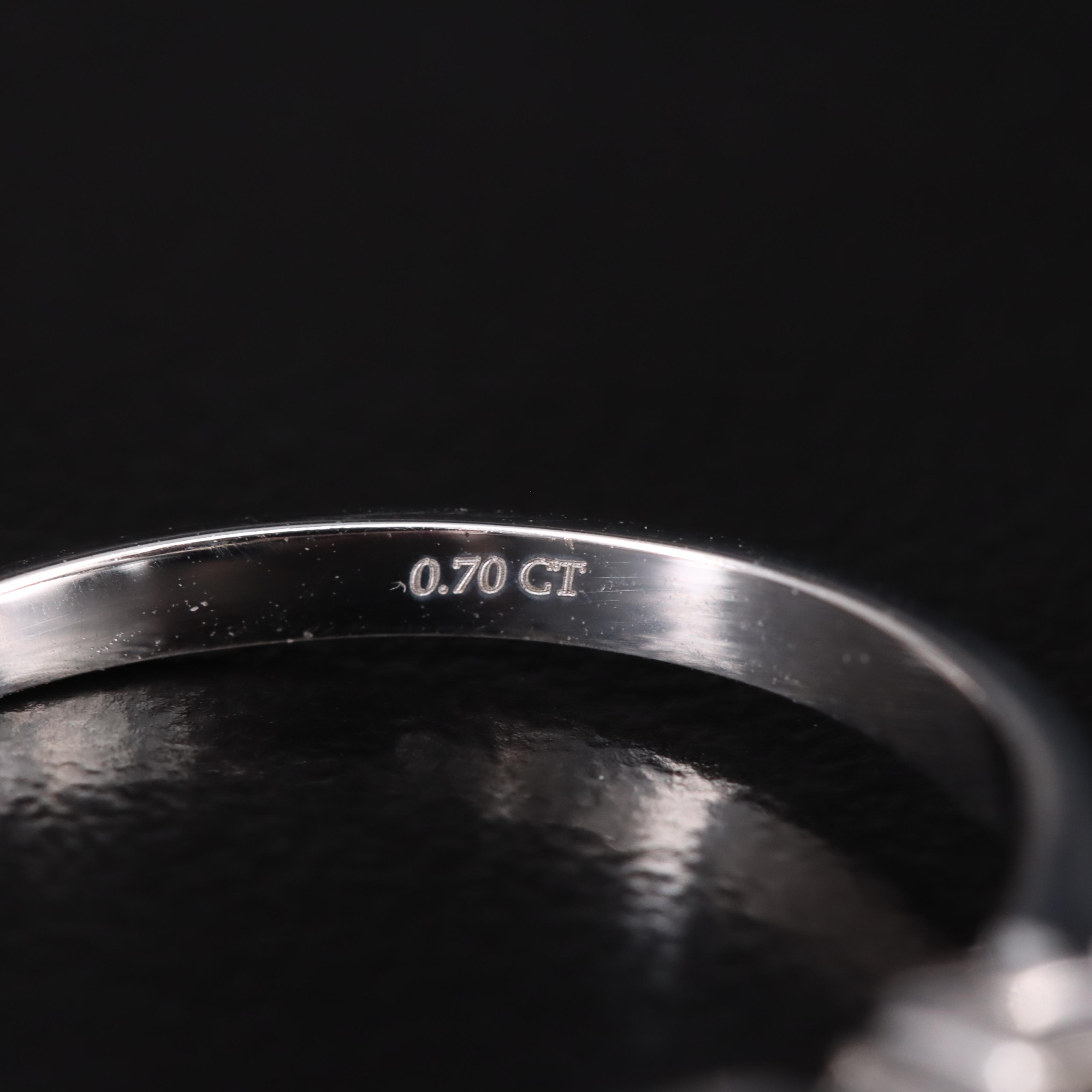 14K 0.70 CT Diamond Solitaire Ring