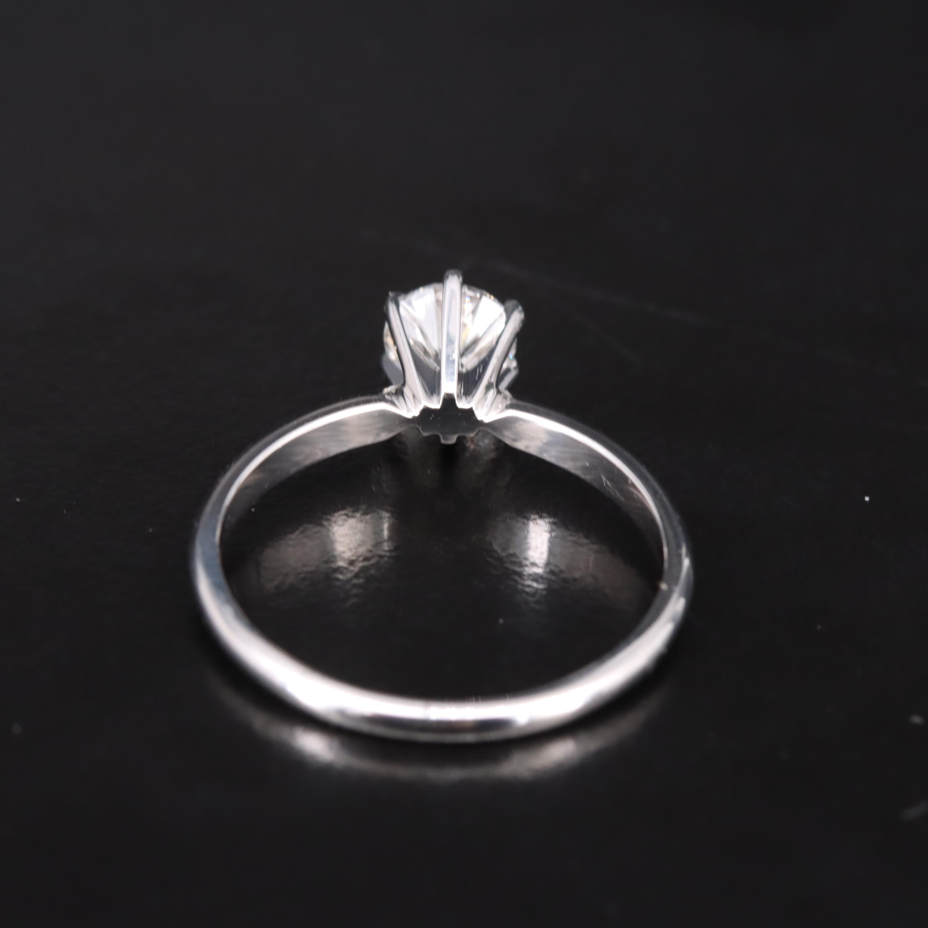 14K 0.70 CT Diamond Solitaire Ring