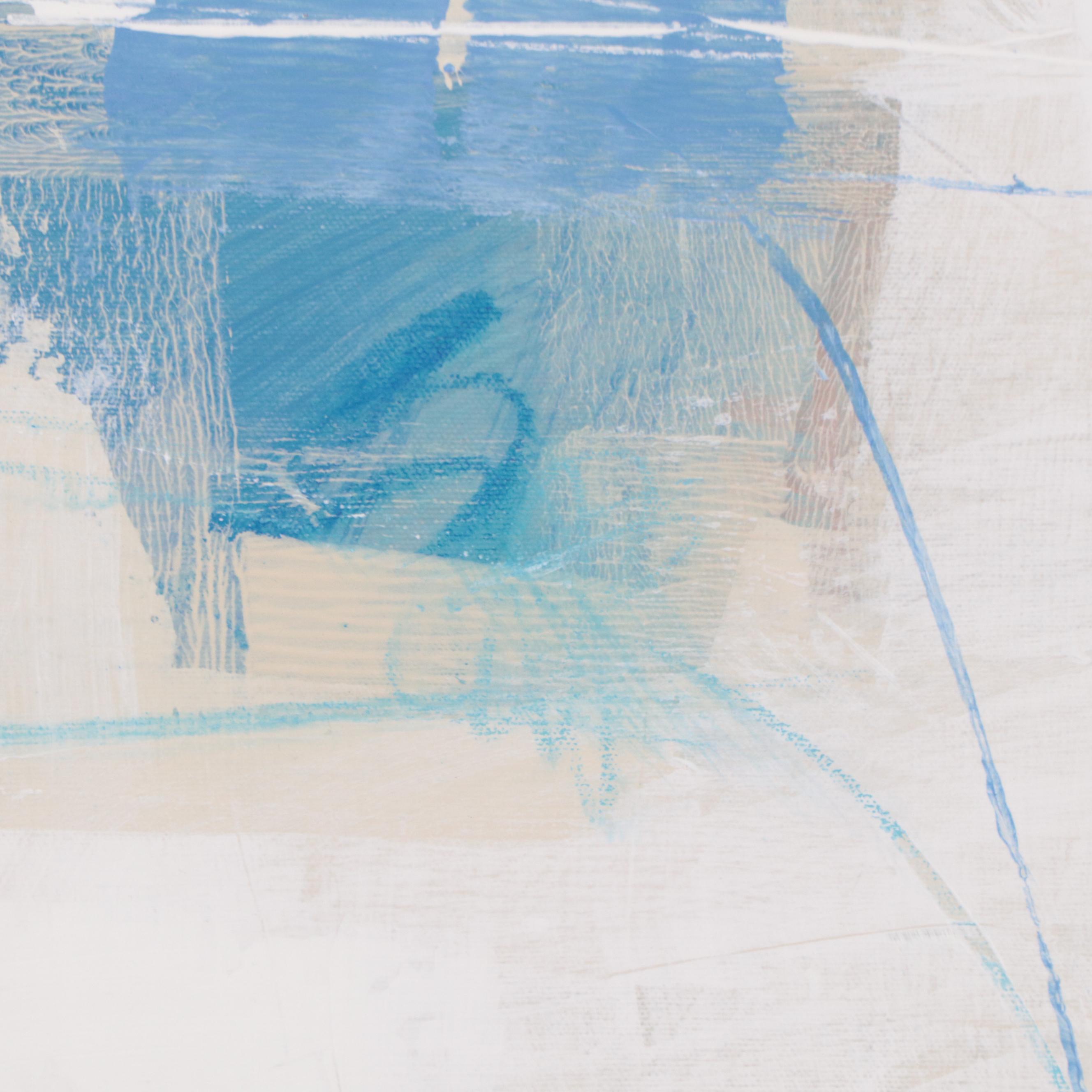 Ursula Brenner Abstract Mixed Media Painting, 21st Century