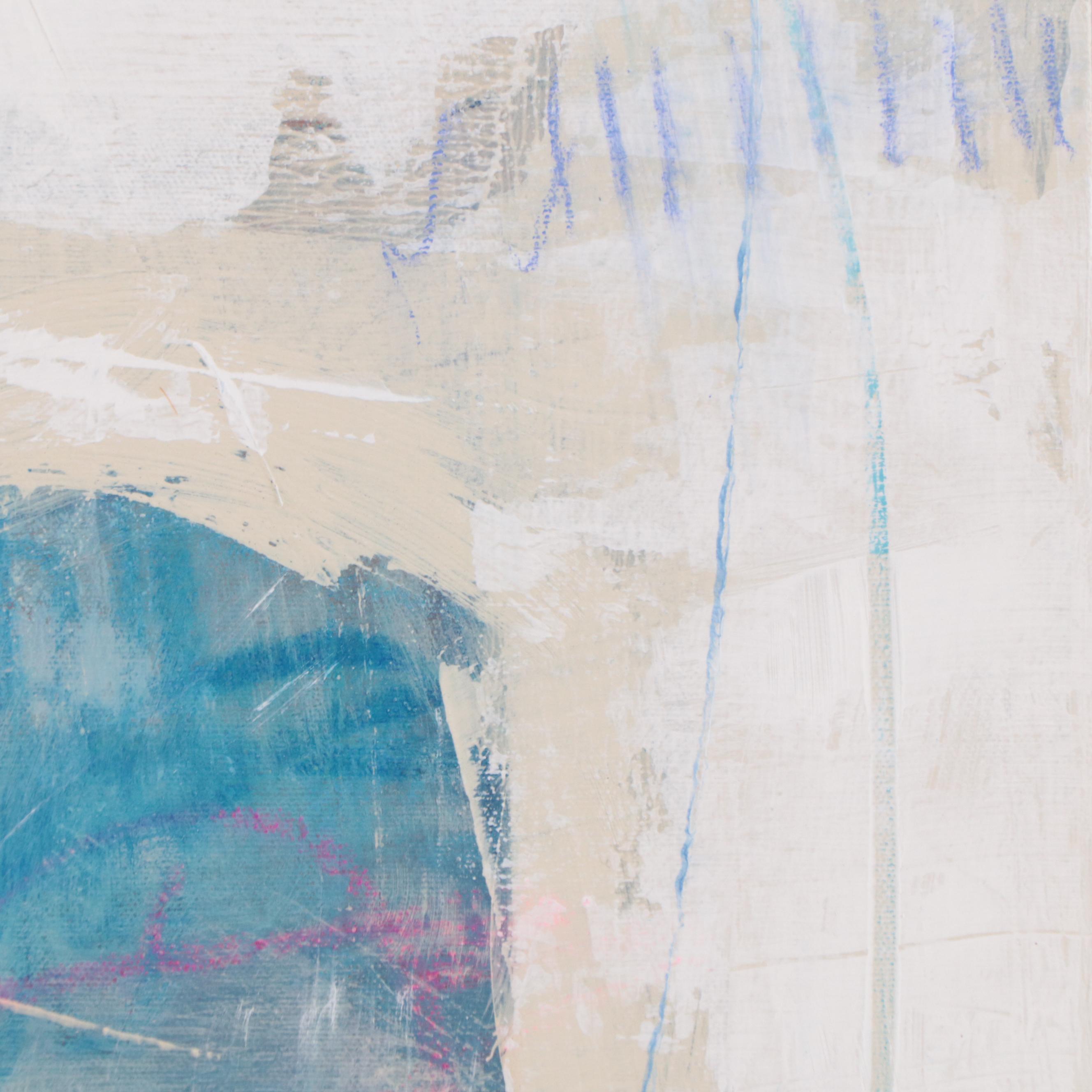 Ursula Brenner Abstract Mixed Media Painting, 21st Century