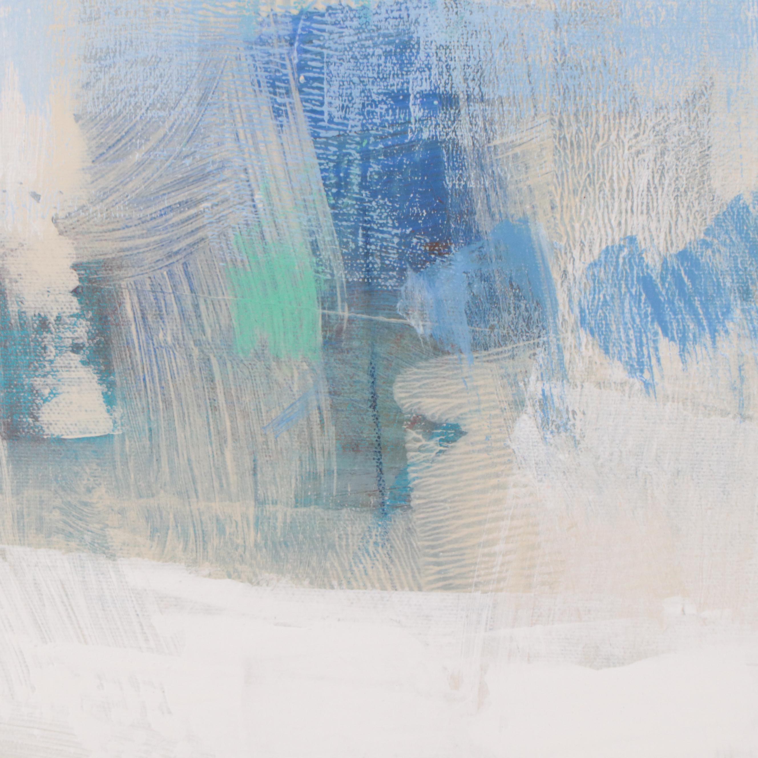 Ursula Brenner Abstract Mixed Media Painting, 21st Century