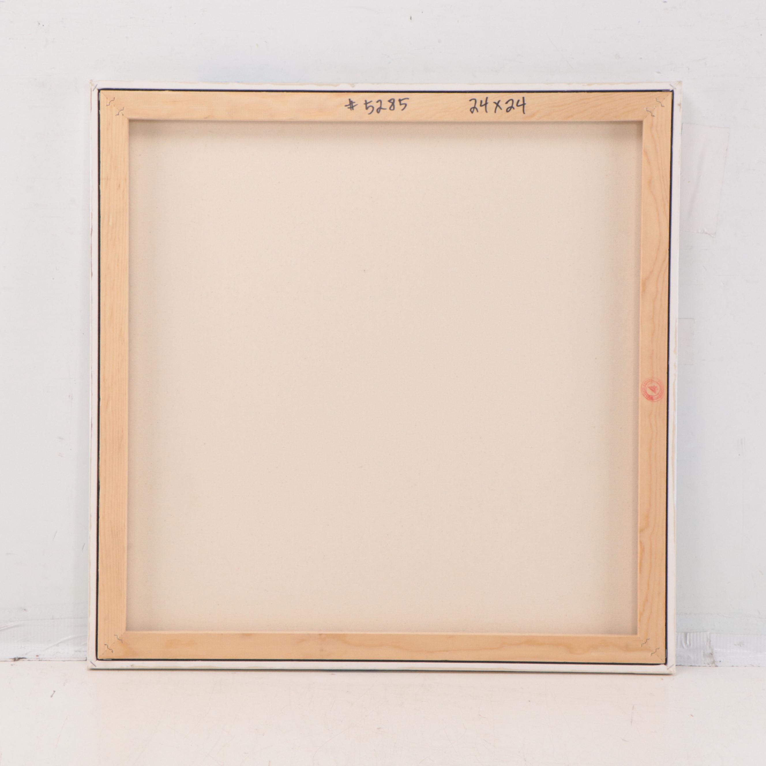 Ursula Brenner Abstract Mixed Media Painting, 21st Century