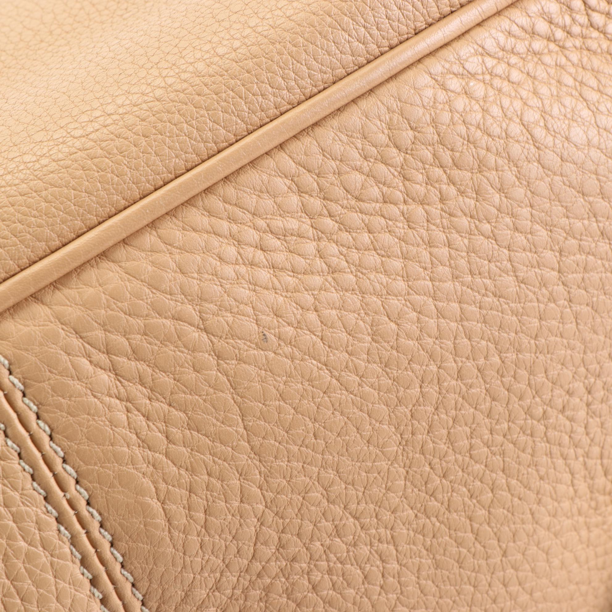 Prada Grained Leather Flap Shoulder Bag