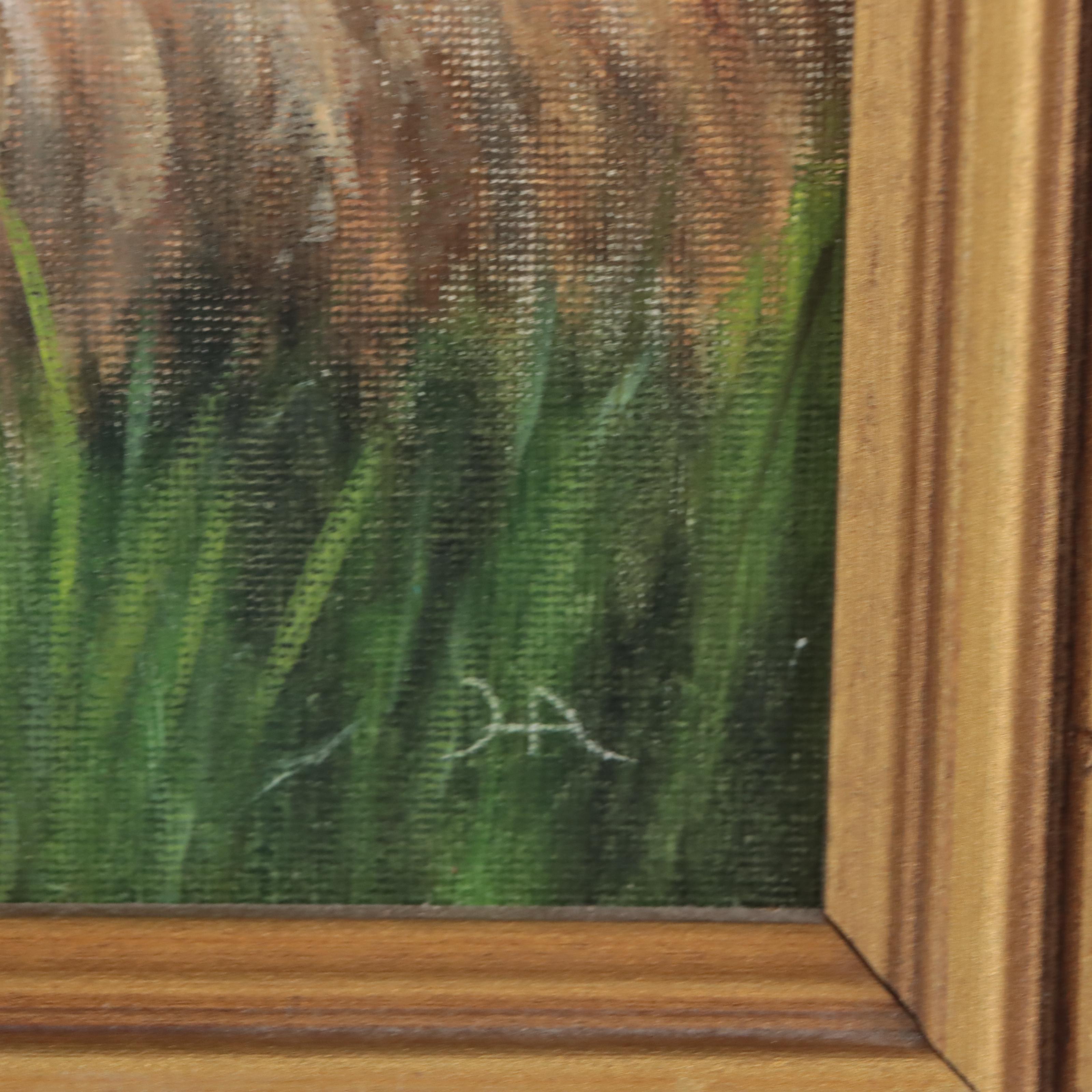 Houra H. Alghizzi Oil Painting "Mama Sheep," 2023