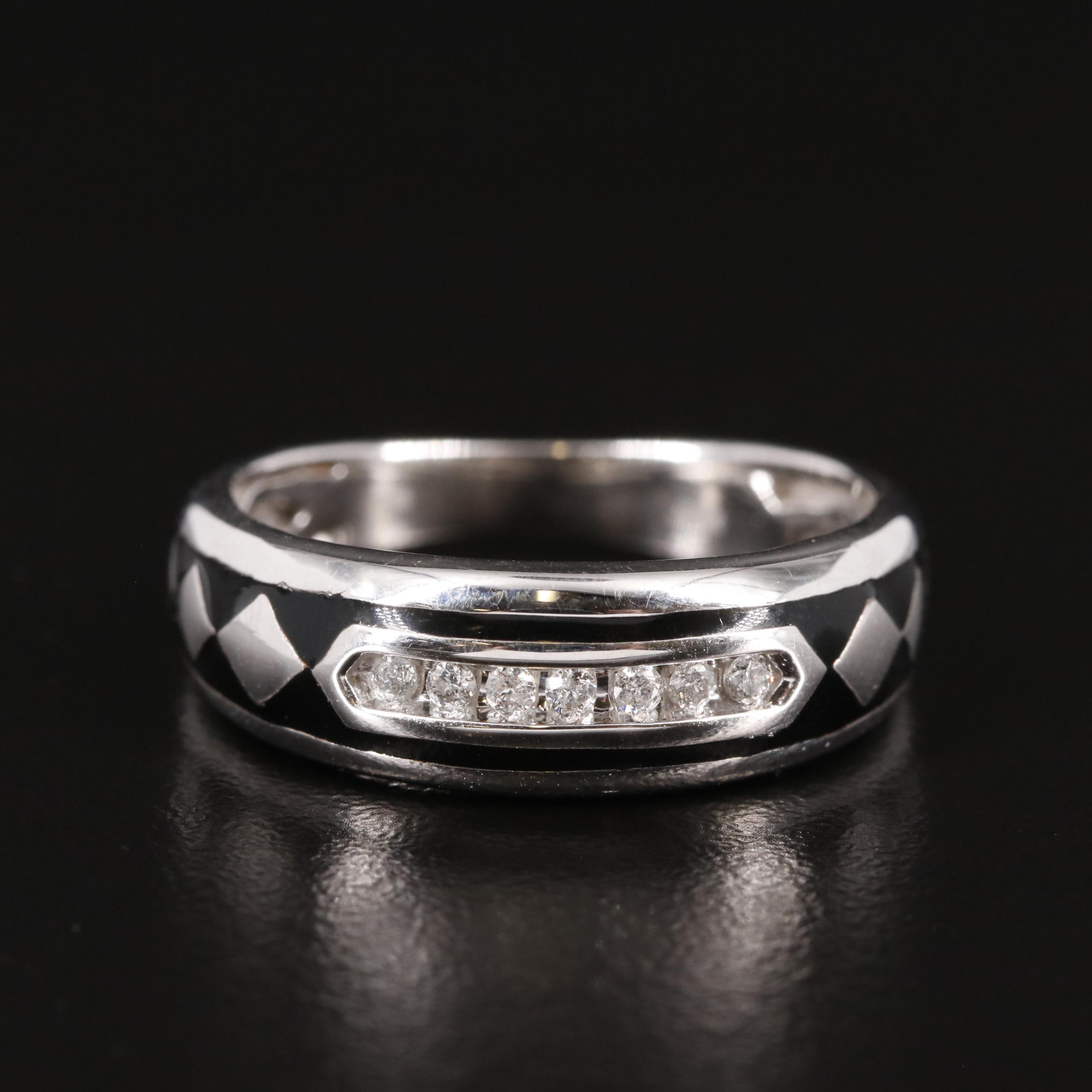 Sterling 0.11 CTW Diamond Ring