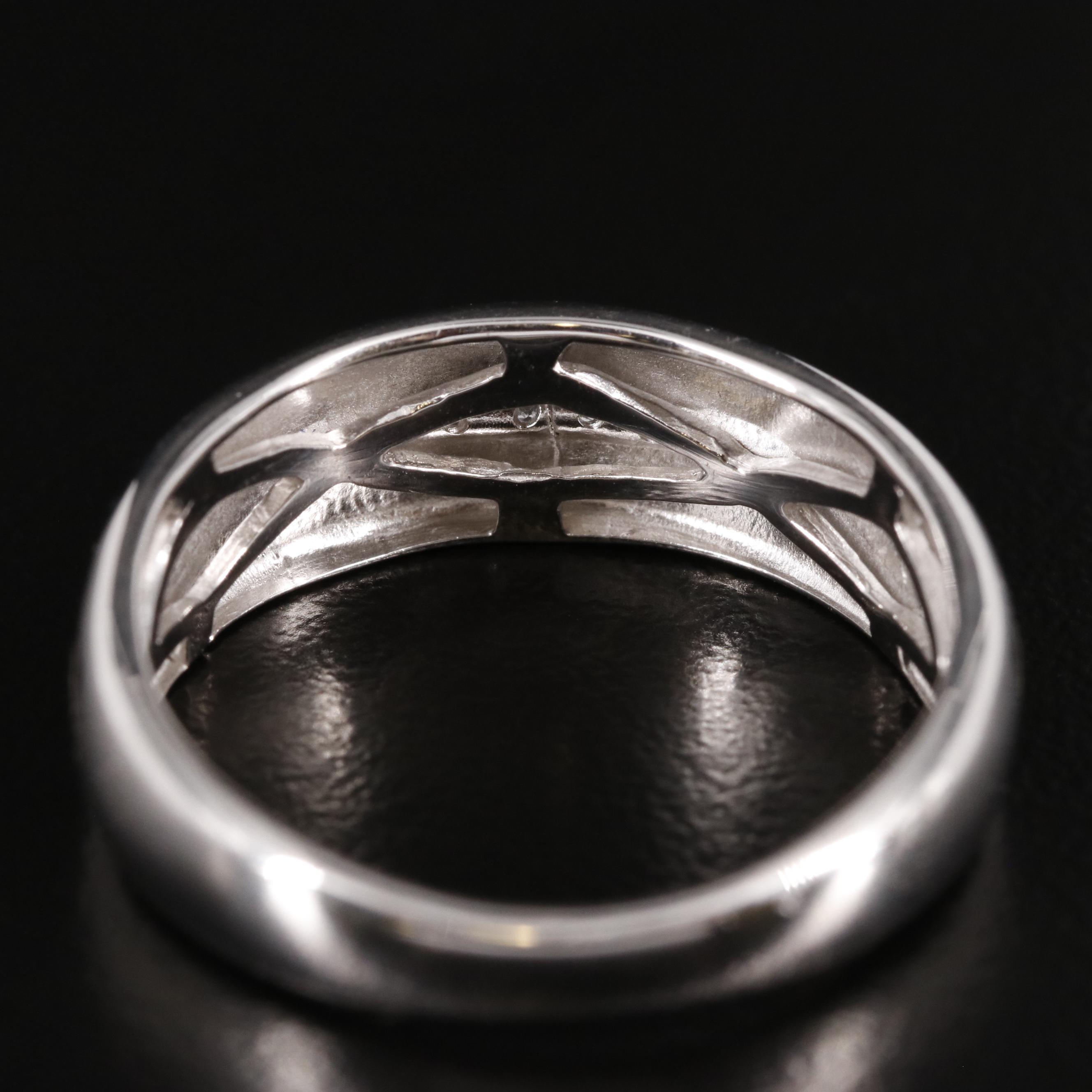 Sterling 0.11 CTW Diamond Ring