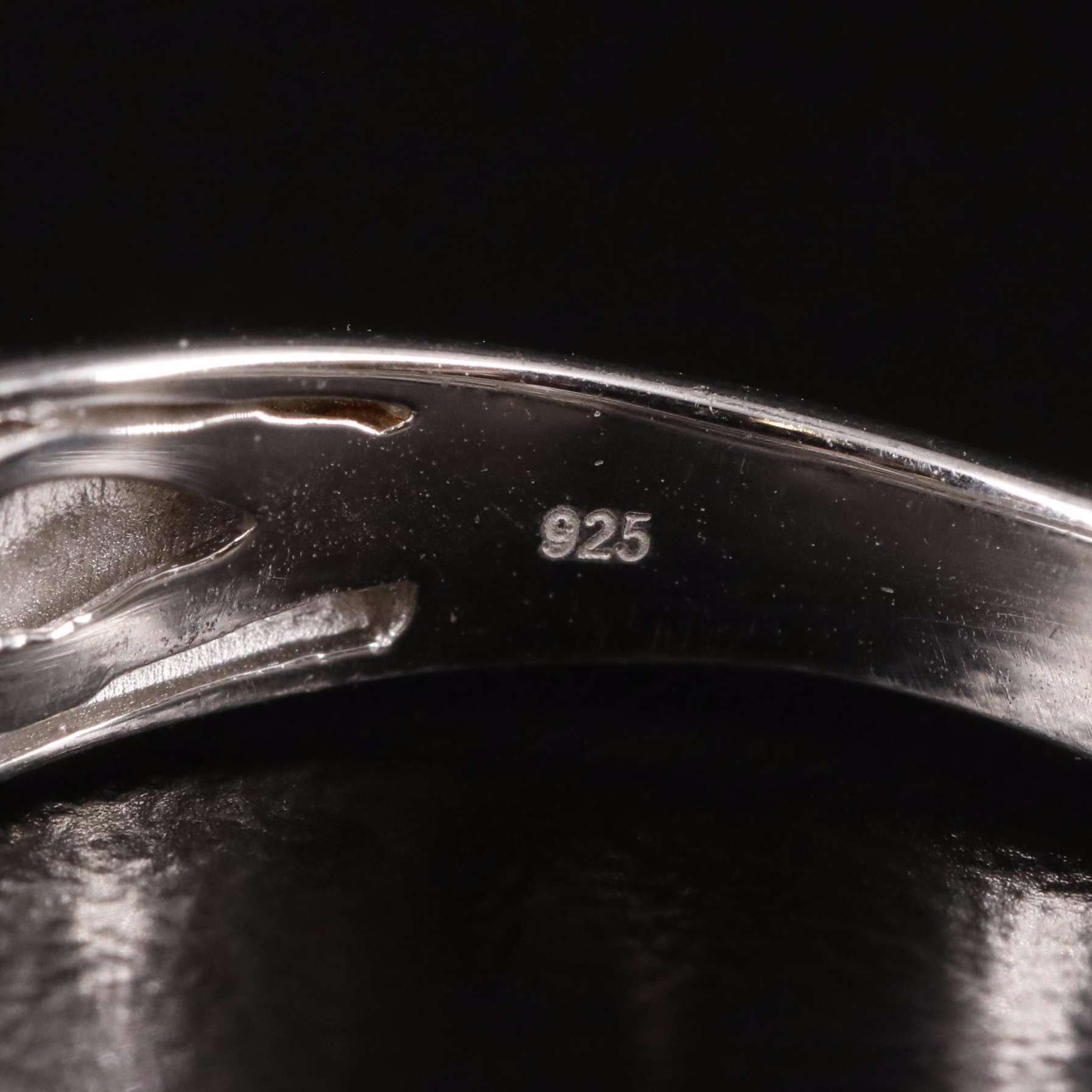 Sterling 0.11 CTW Diamond Ring