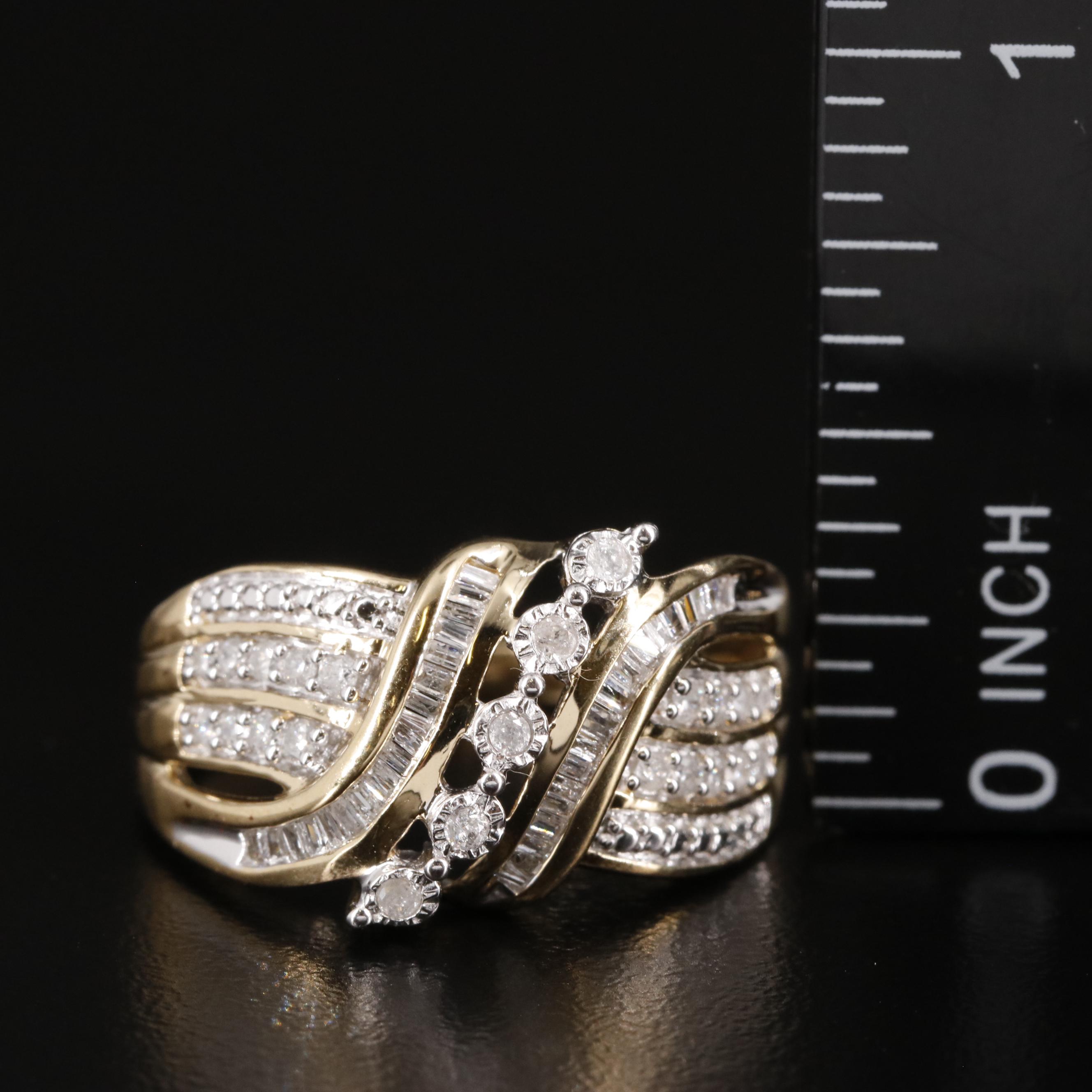Sterling 0.41 CTW Diamond Ring