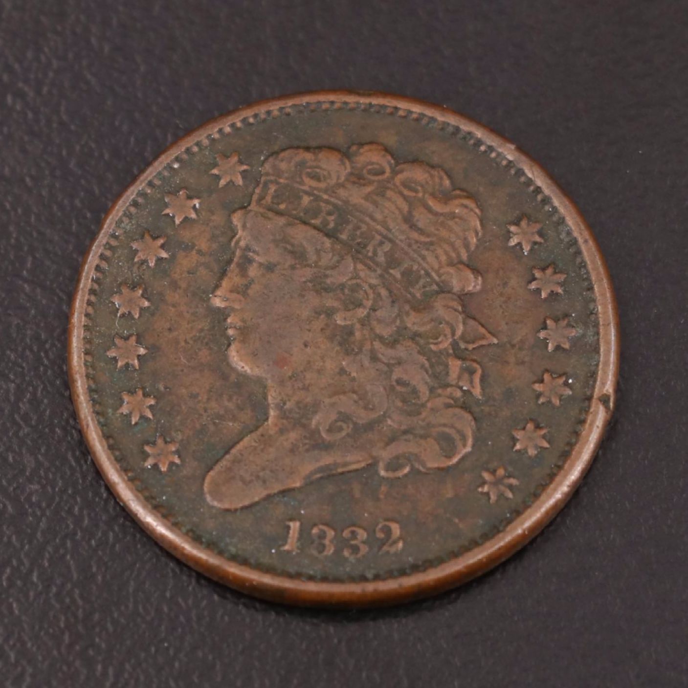 1832 Classic Head Half Cent