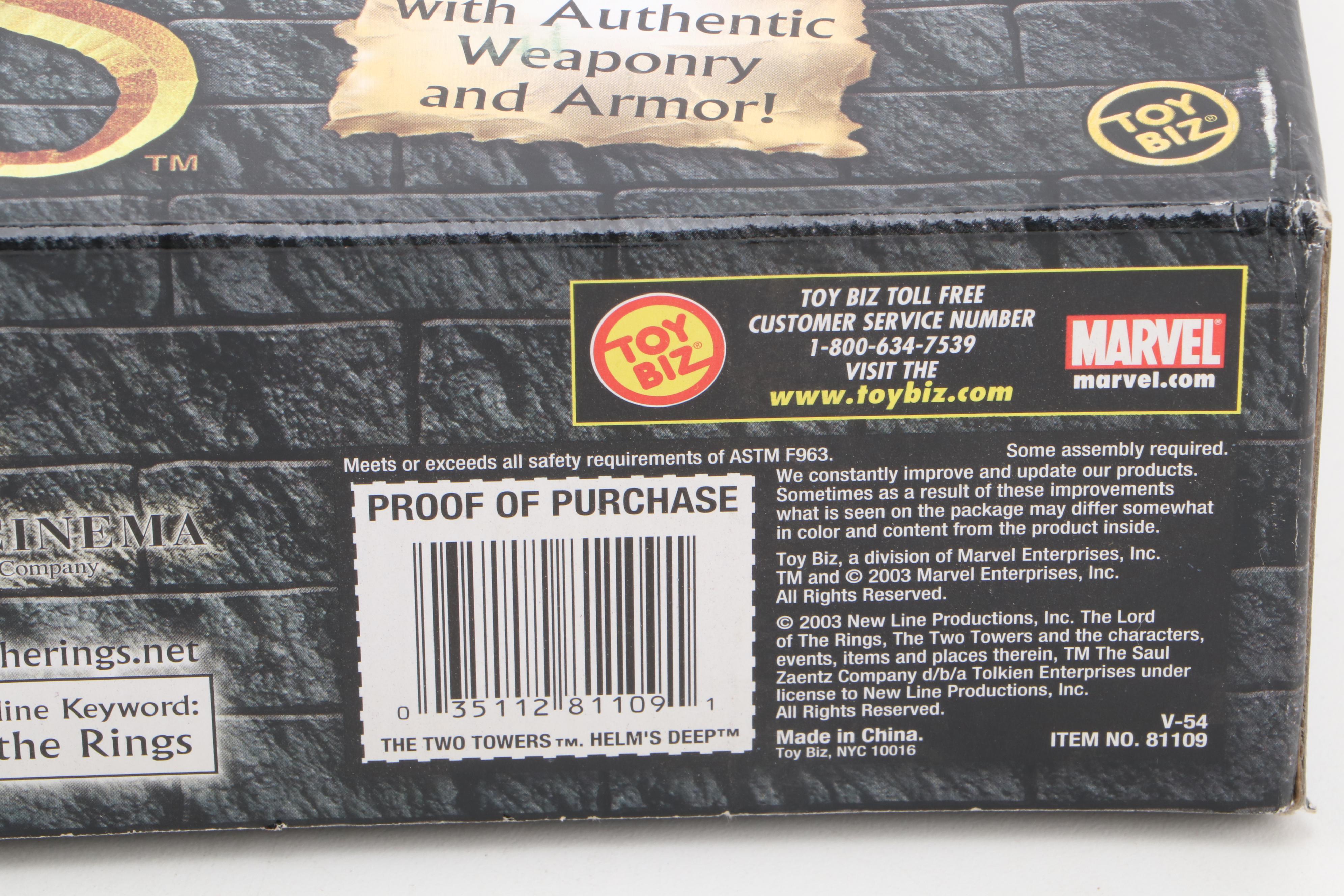 Toy Biz "Lord of the Rings" Action Figures Including Legolas, Gimli, and More