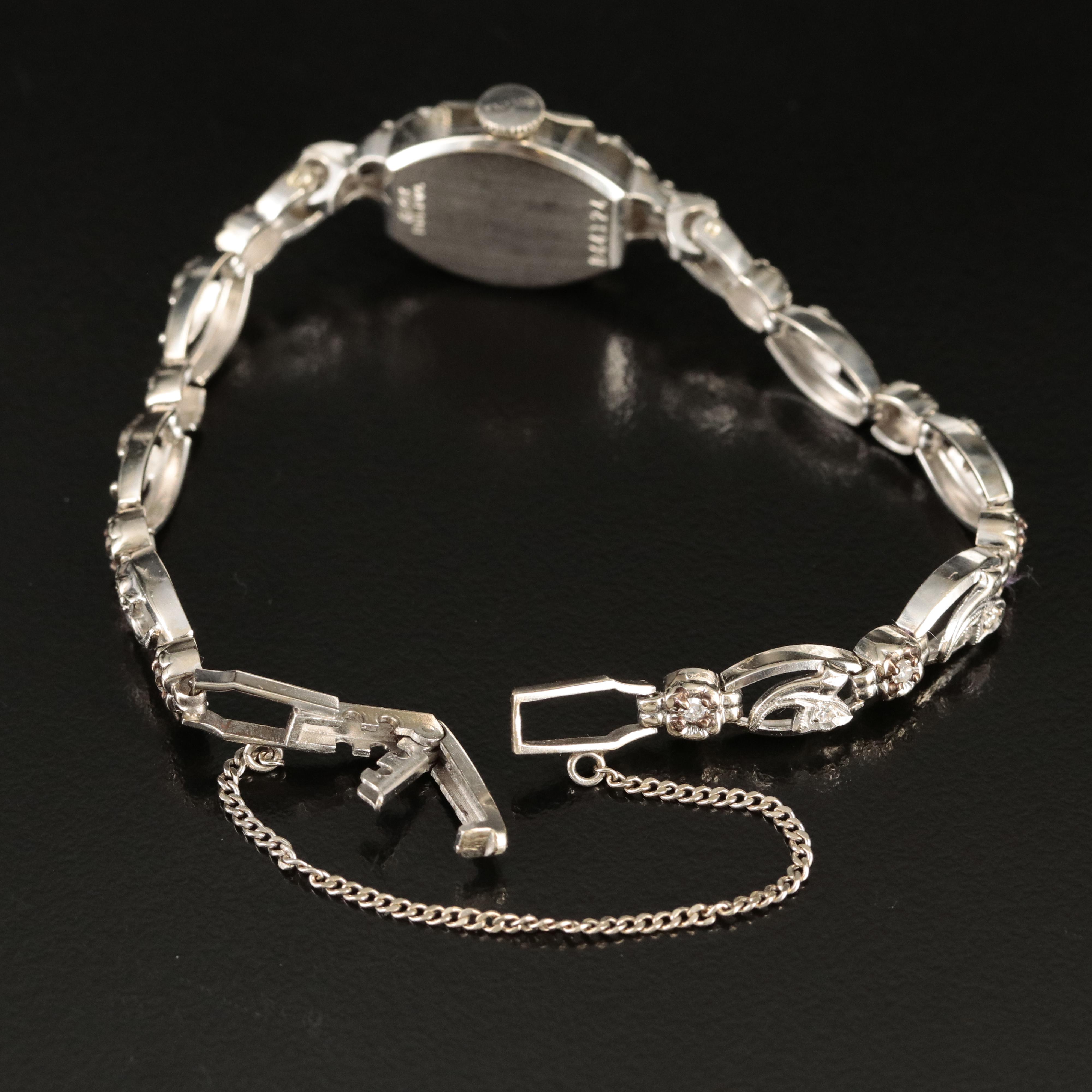 1958 14K Diamond Bulova Hand-Wind Watch