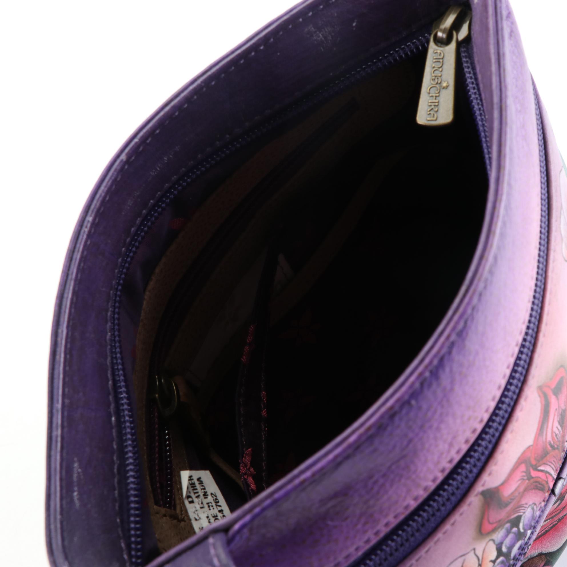 Anuschka and Anna by Anuschka Crossbody Bags in Handpainted Leather