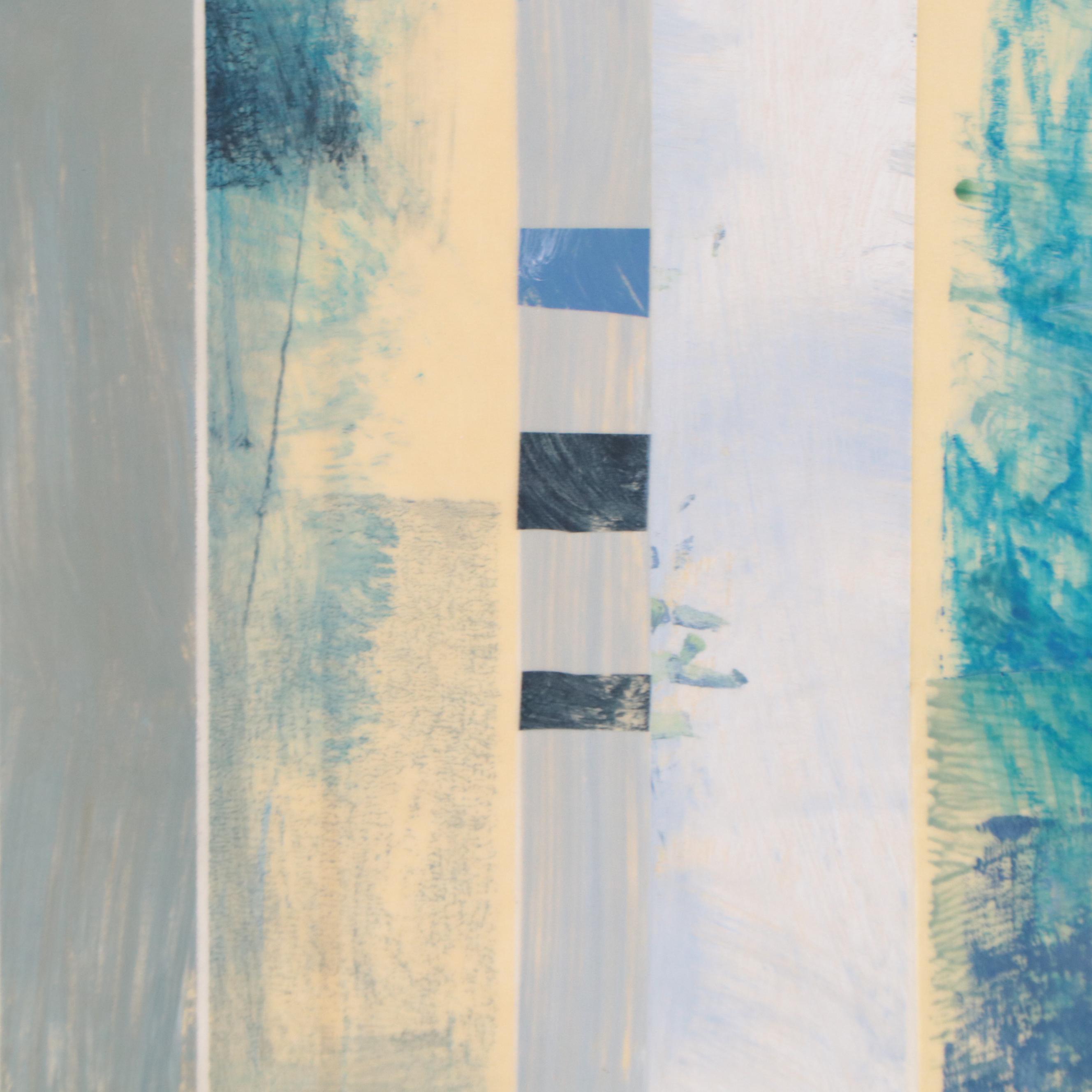 Ursula Brenner Abstract Mixed Media Painting, 21st Century