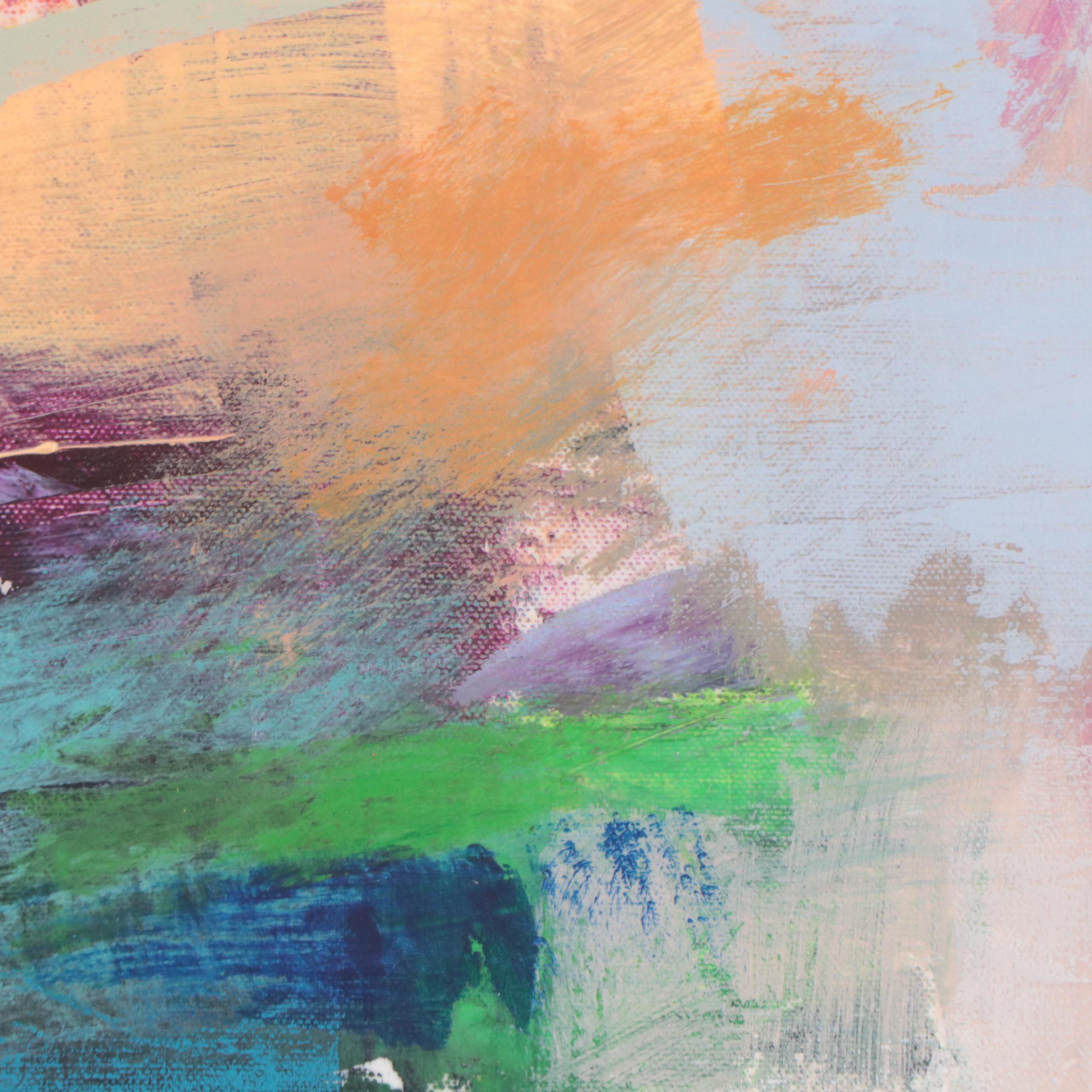 Ursula Brenner Abstract Acrylic Painting, 21st Century