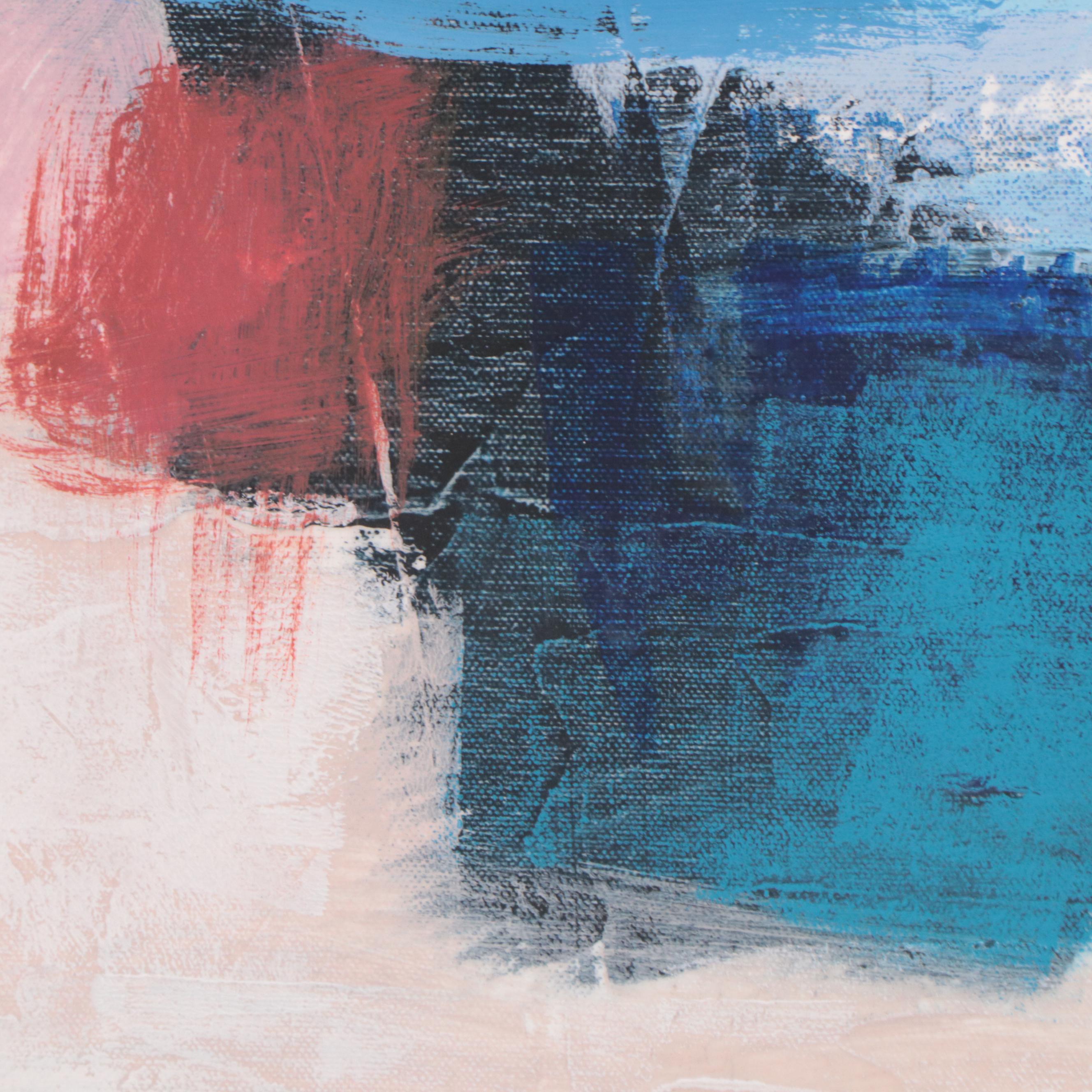 Ursula Brenner Abstract Acrylic Painting, 21st Century