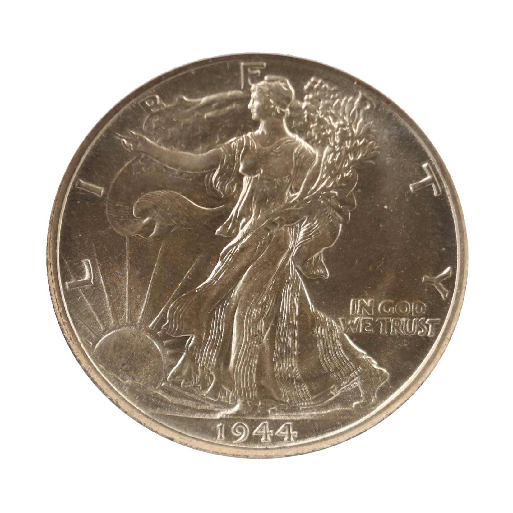 1944-D Walking Liberty Silver Half Dollar