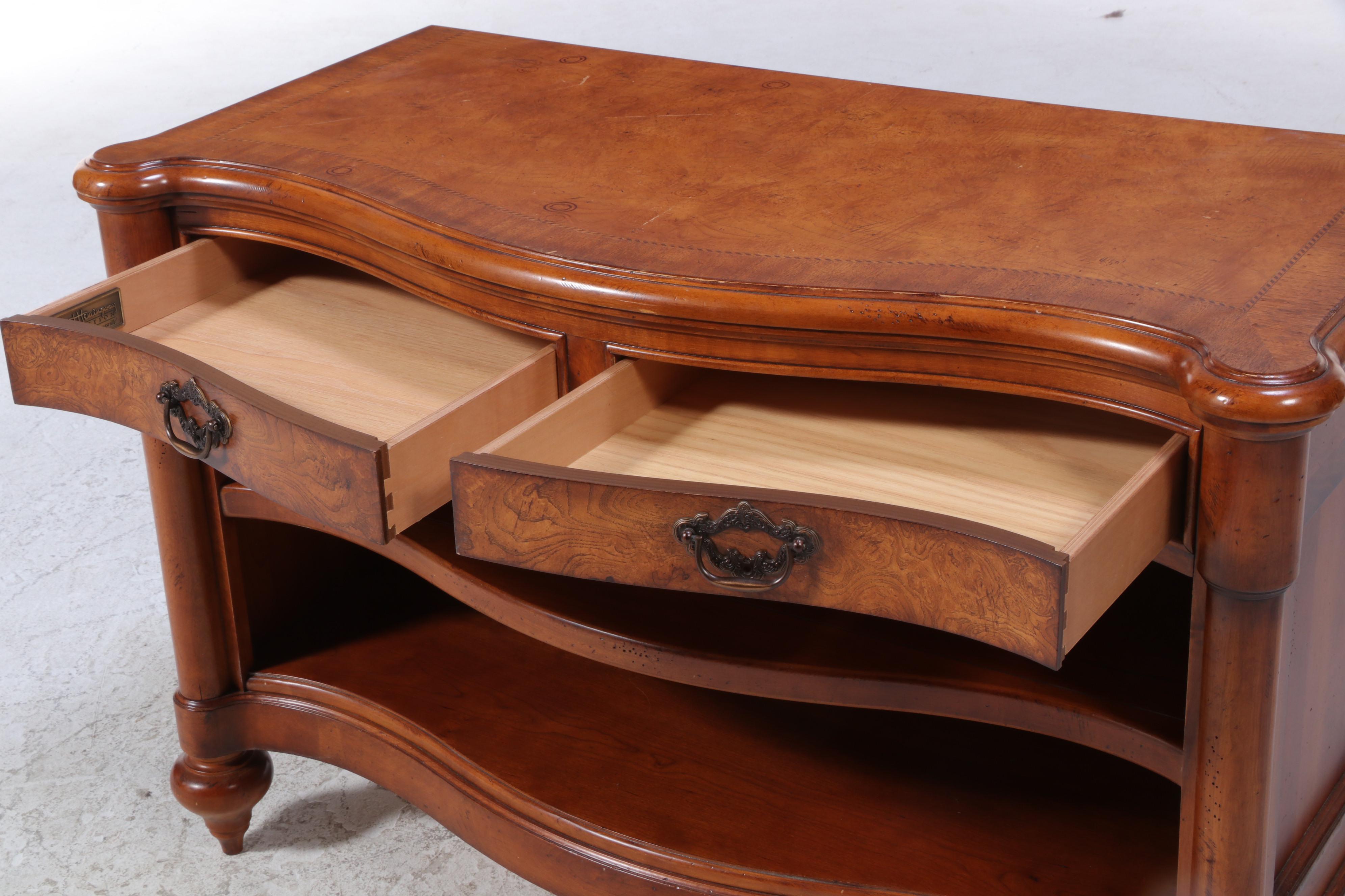 Ernest Hemingway Collection by Thomasville Olive Ash Burl and Wood Chest