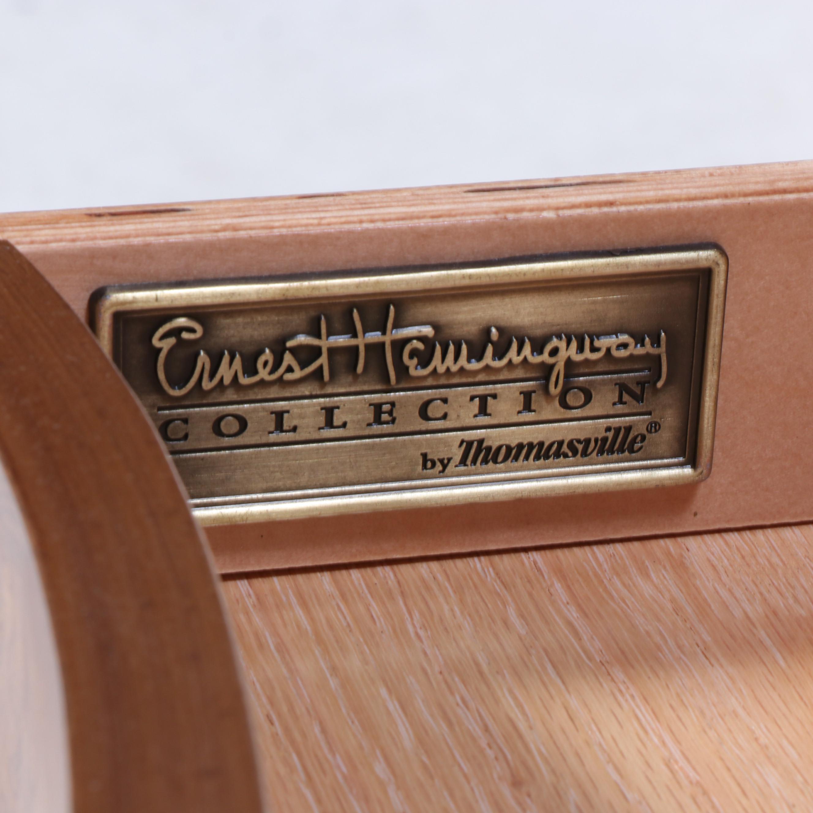 Ernest Hemingway Collection by Thomasville Olive Ash Burl and Wood Chest