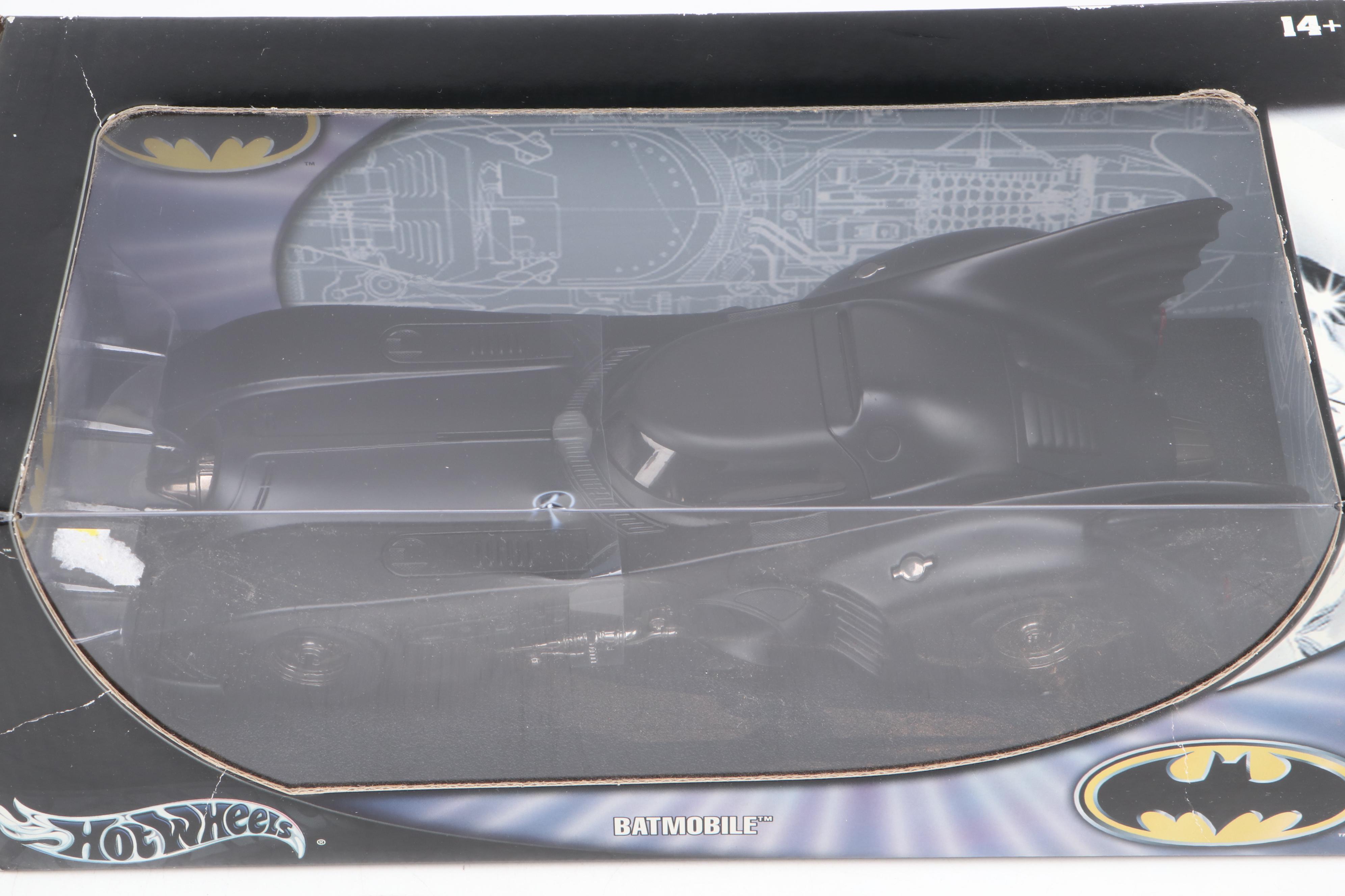 Mattel Hot Wheels Diecast Metal Batmobiles