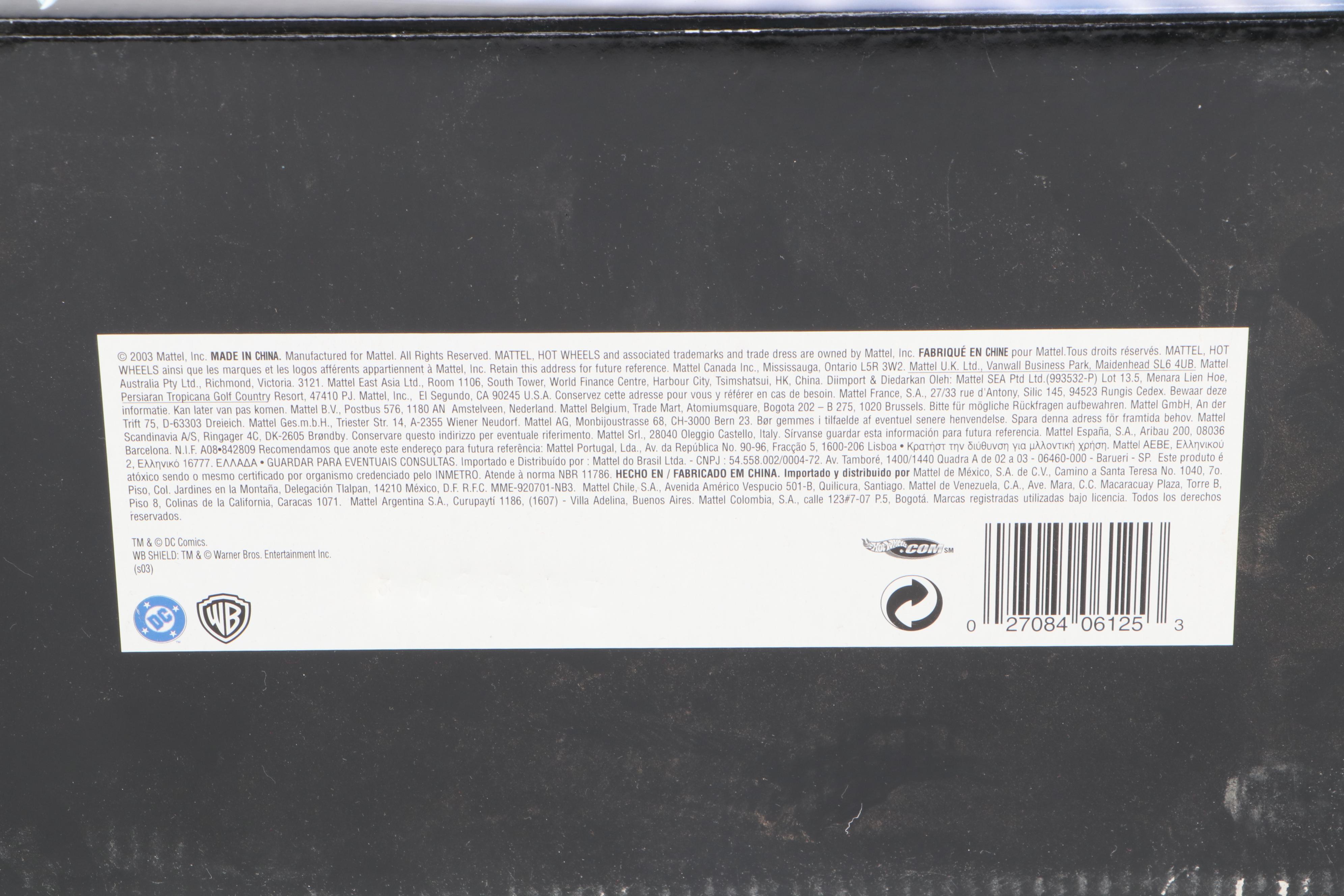 Mattel Hot Wheels Diecast Metal Batmobiles