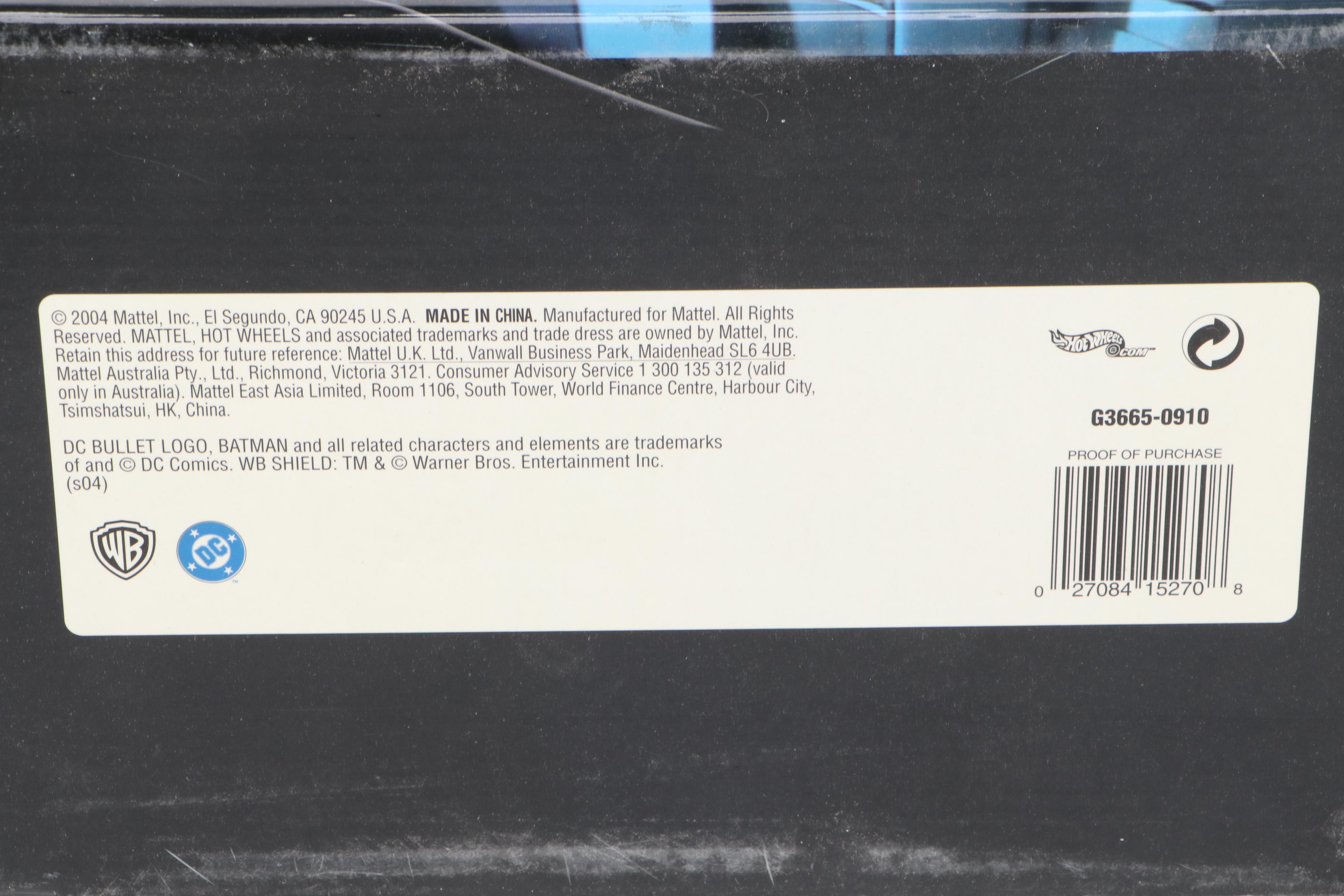 Mattel Hot Wheels Diecast Metal Batmobiles