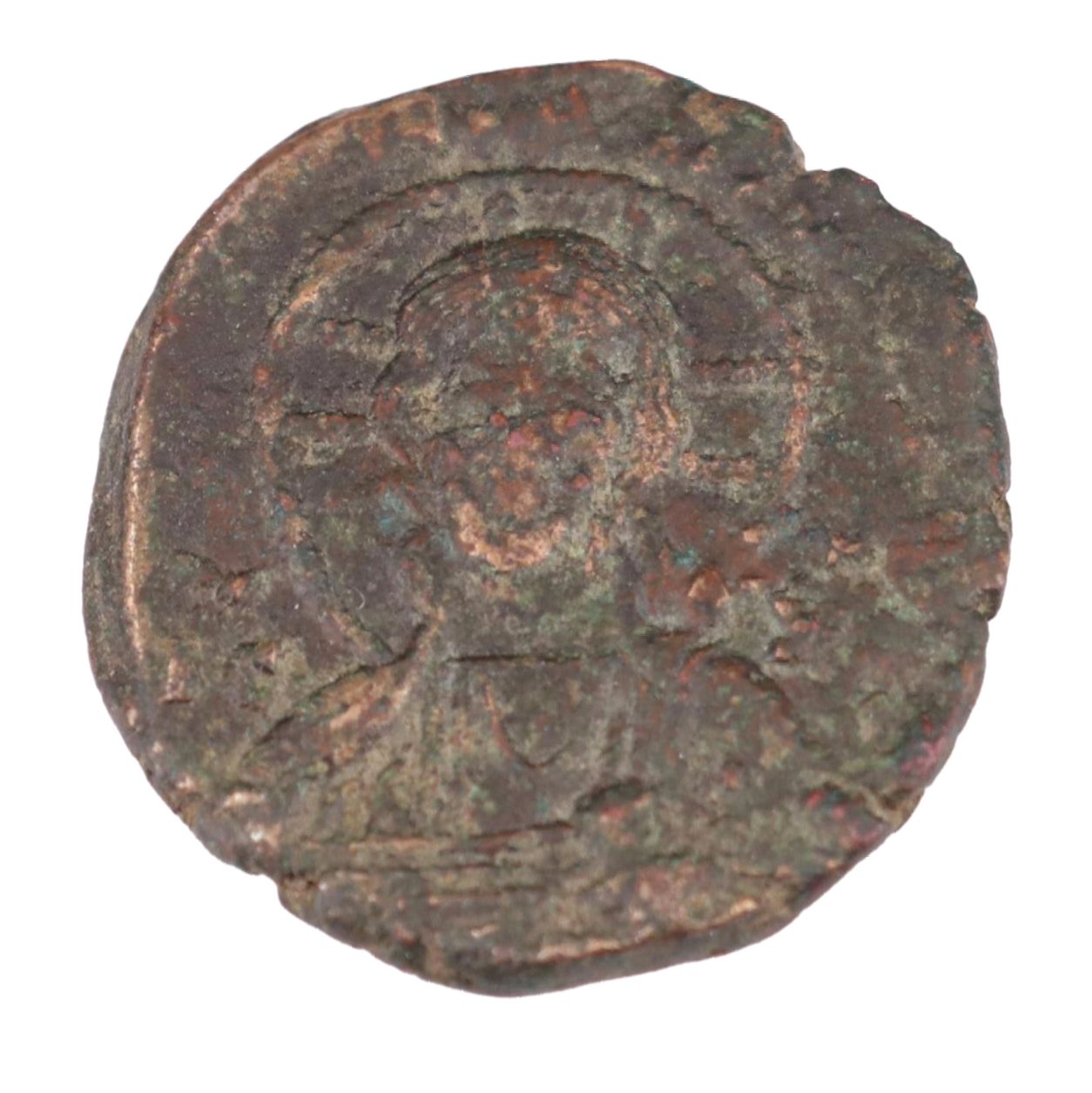 Ancient Byzantine "Anonymous" Follis of Romanus IV, ca. 1071 AD