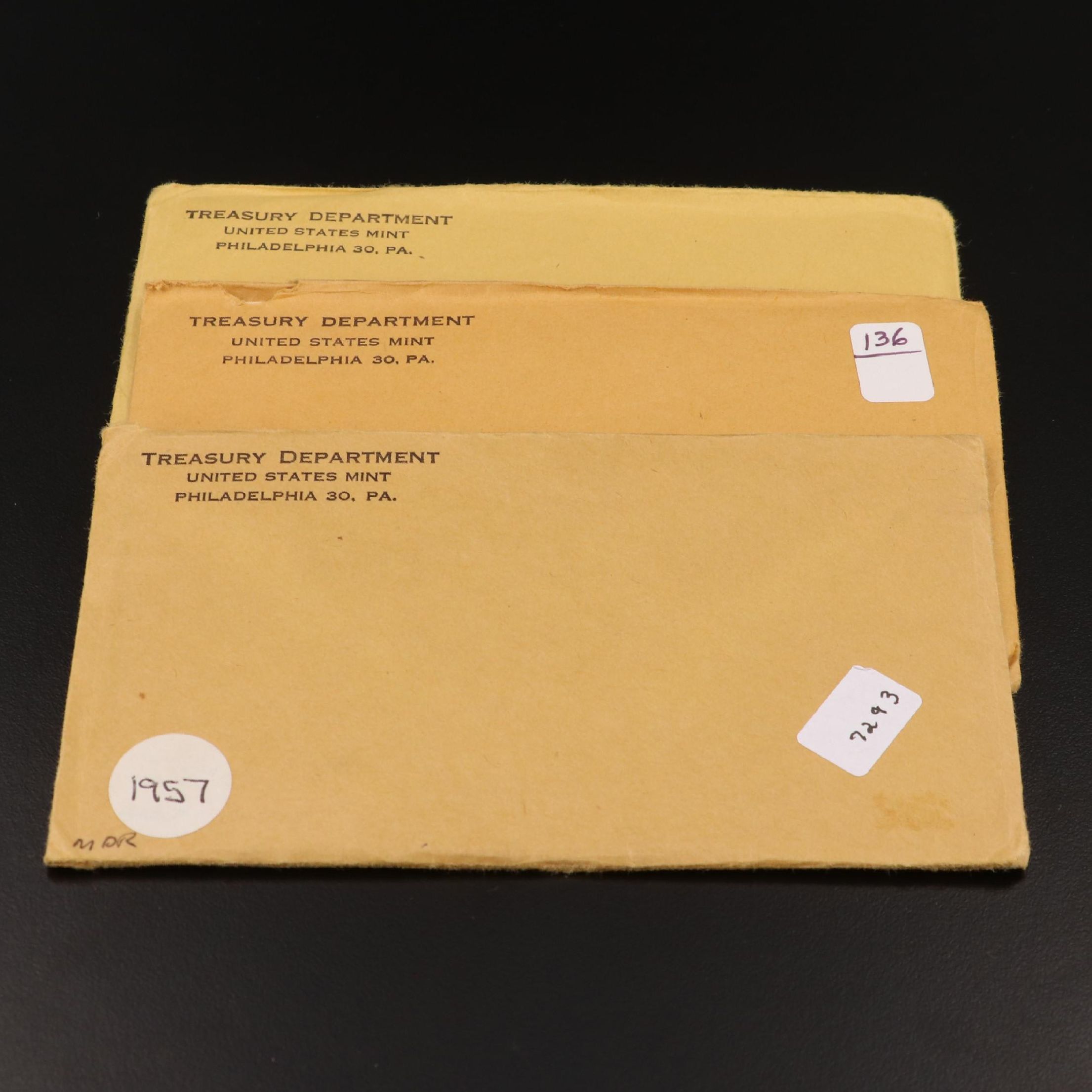 Three Vintage U.S. Mint Silver Proof Sets