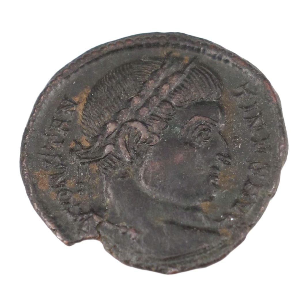 Ancient Roman Imperial Æ3 Coin of Constantine I, "The Great", ca. 307 AD