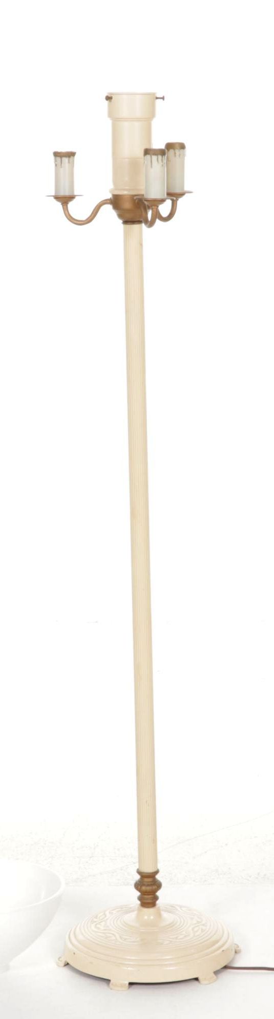 Aladdin Lamp Co. Candelabras Torchiere Floor Lamp, Mid-20th Century