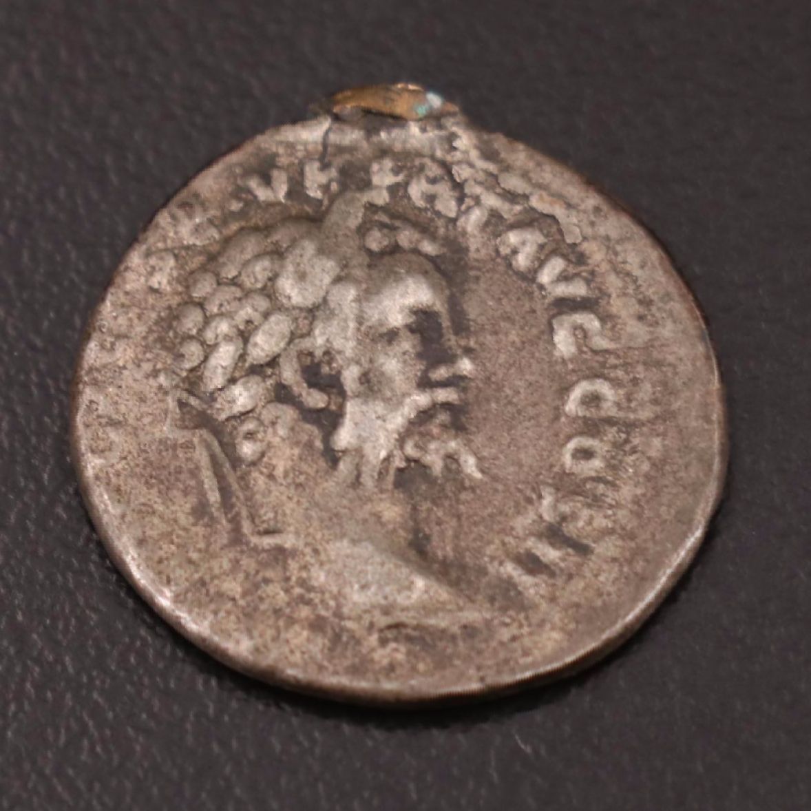Ancient Roman Imperial AR Denarius of Septimius Severus, ca. 193 AD