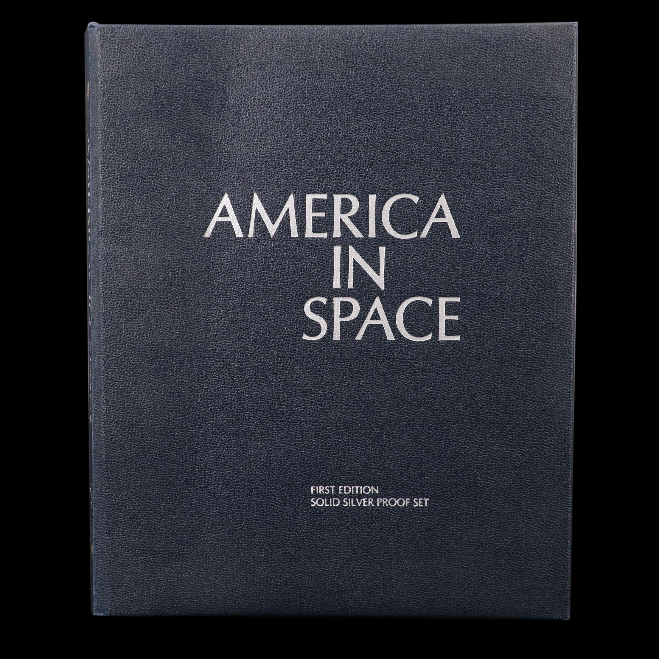 Franklin Mint First Edition "America in Space" Silver Medal Set, 1977